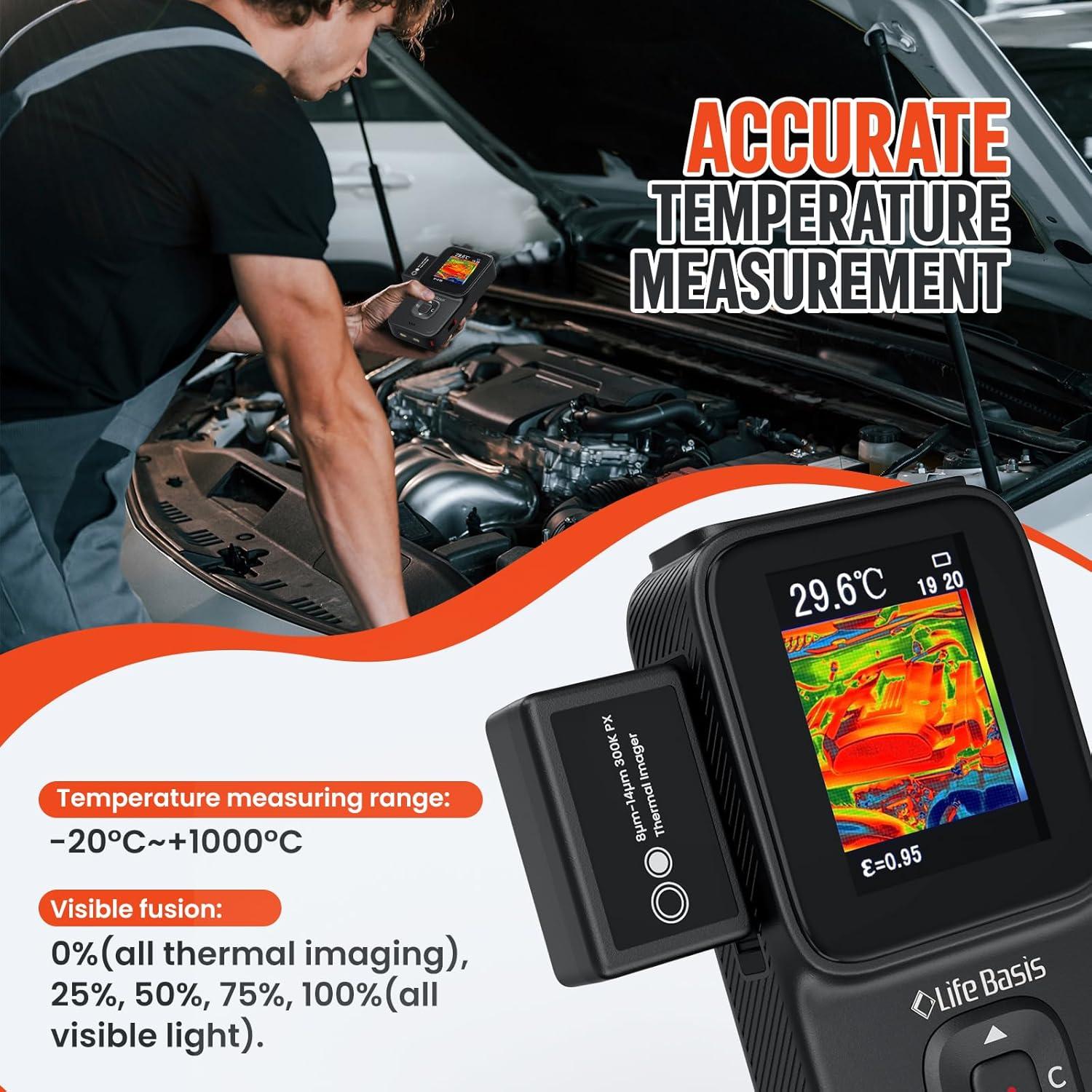 Buscador de Estudio LifeBasis MK2301 5 en 1 con Imagen Térmica