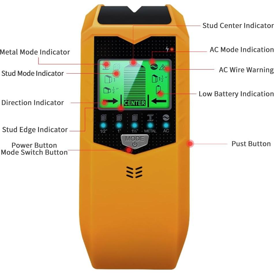 Buscador de Estudio MOCITA SH402 5 en 1 con Pantalla LCD HD