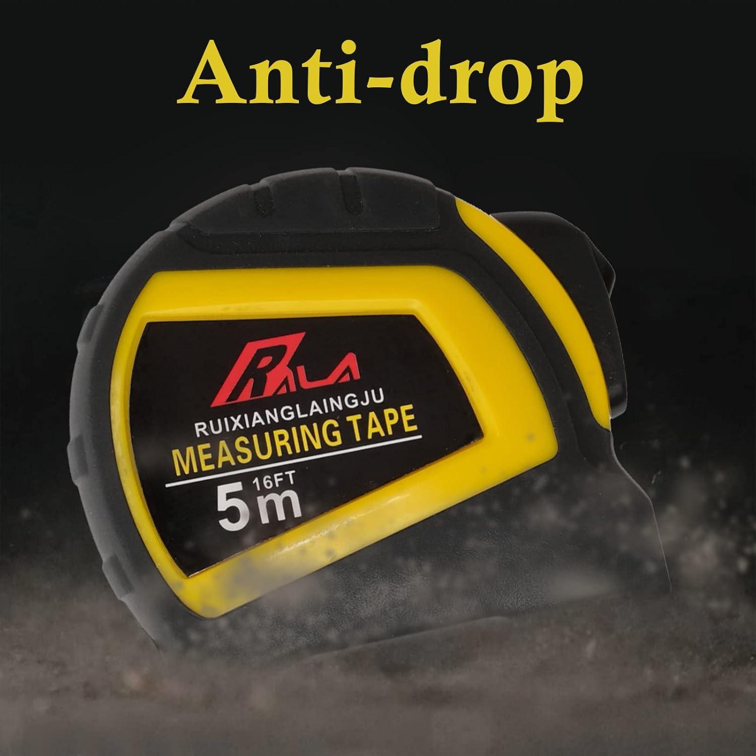 Cinta Métrica Auto-Bloqueo HTBMALL 5M Doble Cara Precisa