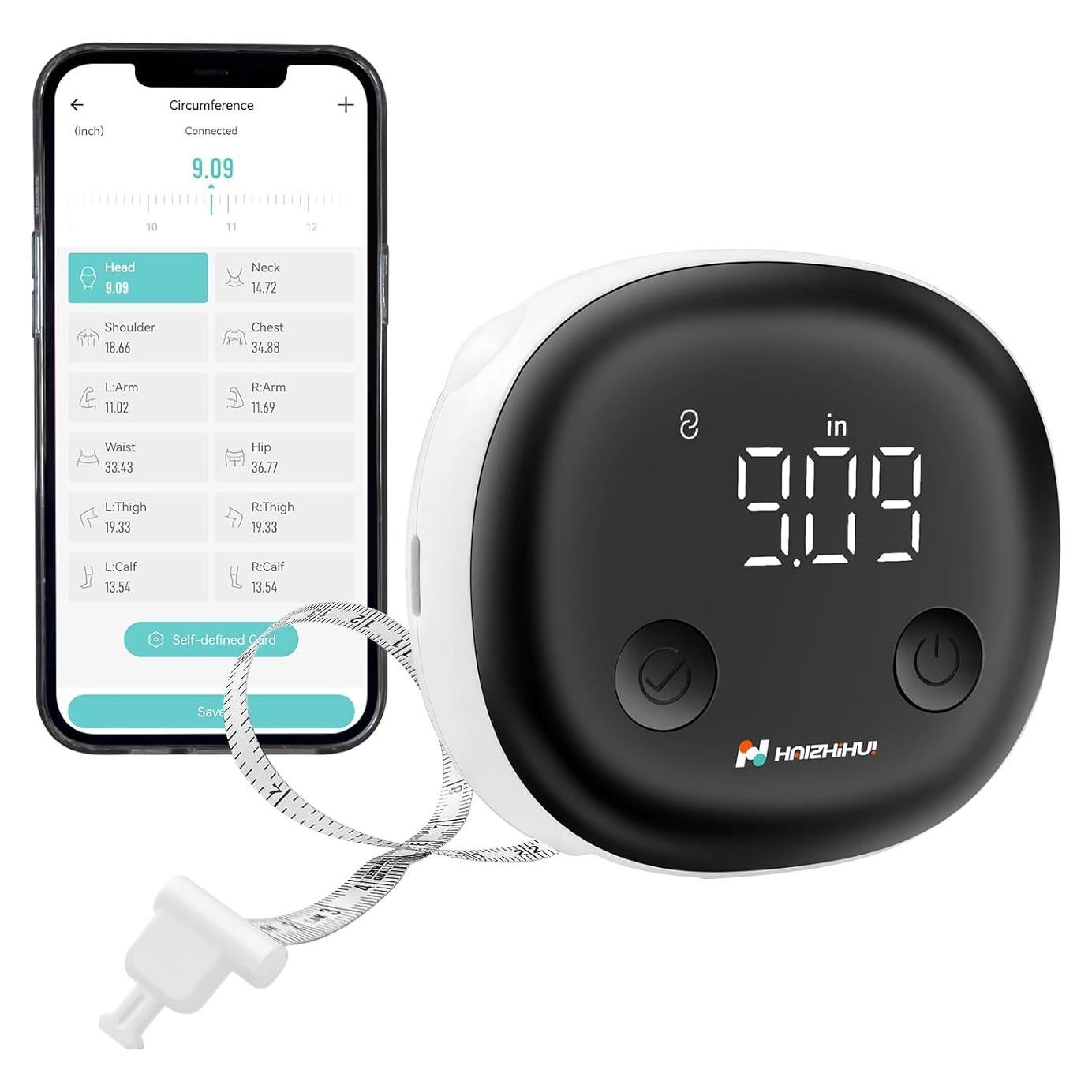 Cinta Métrica Corporal Inteligente Fitdays | Bluetooth HD