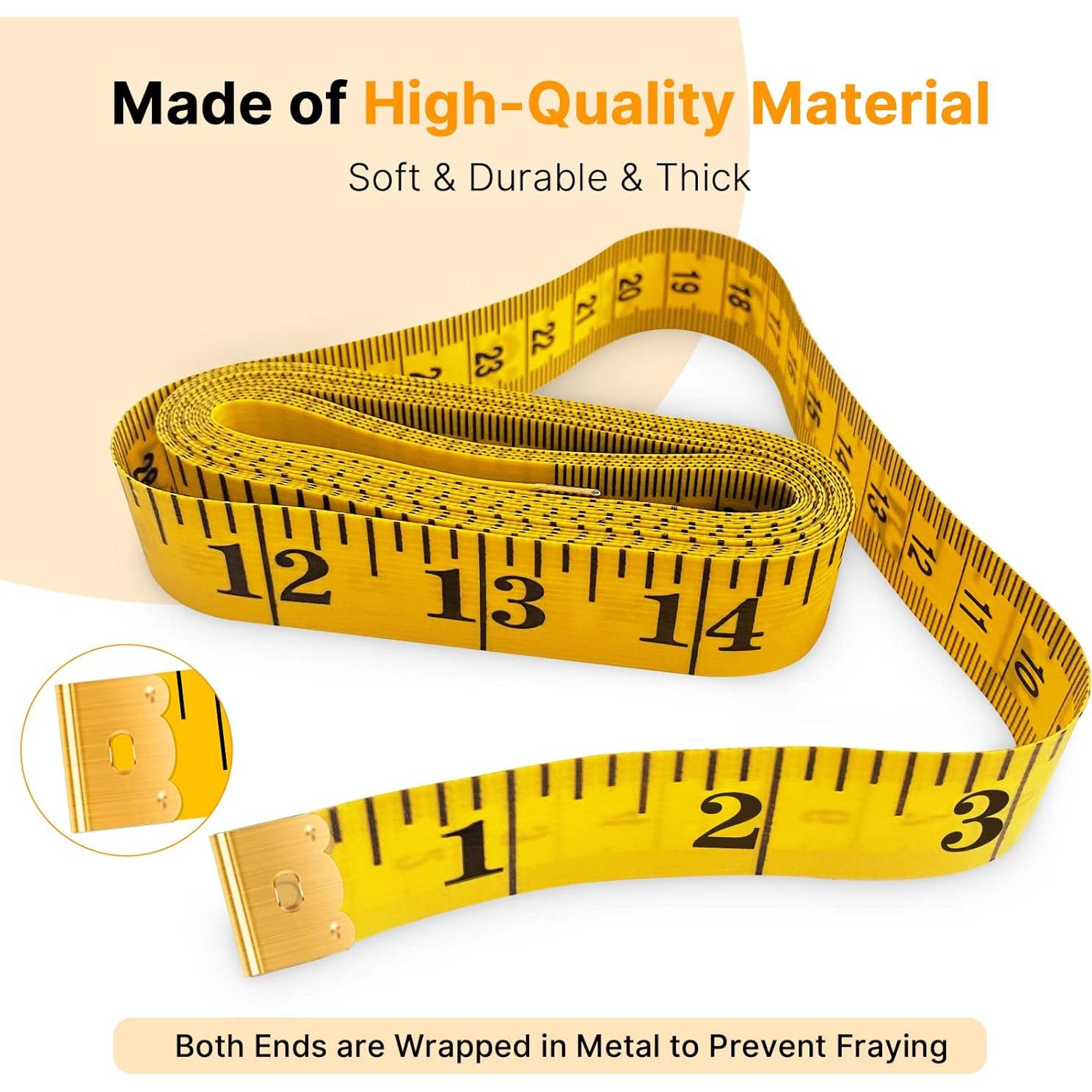 Cinta Métrica Dombbfye 300cm Doble Escala 5 Paquetes