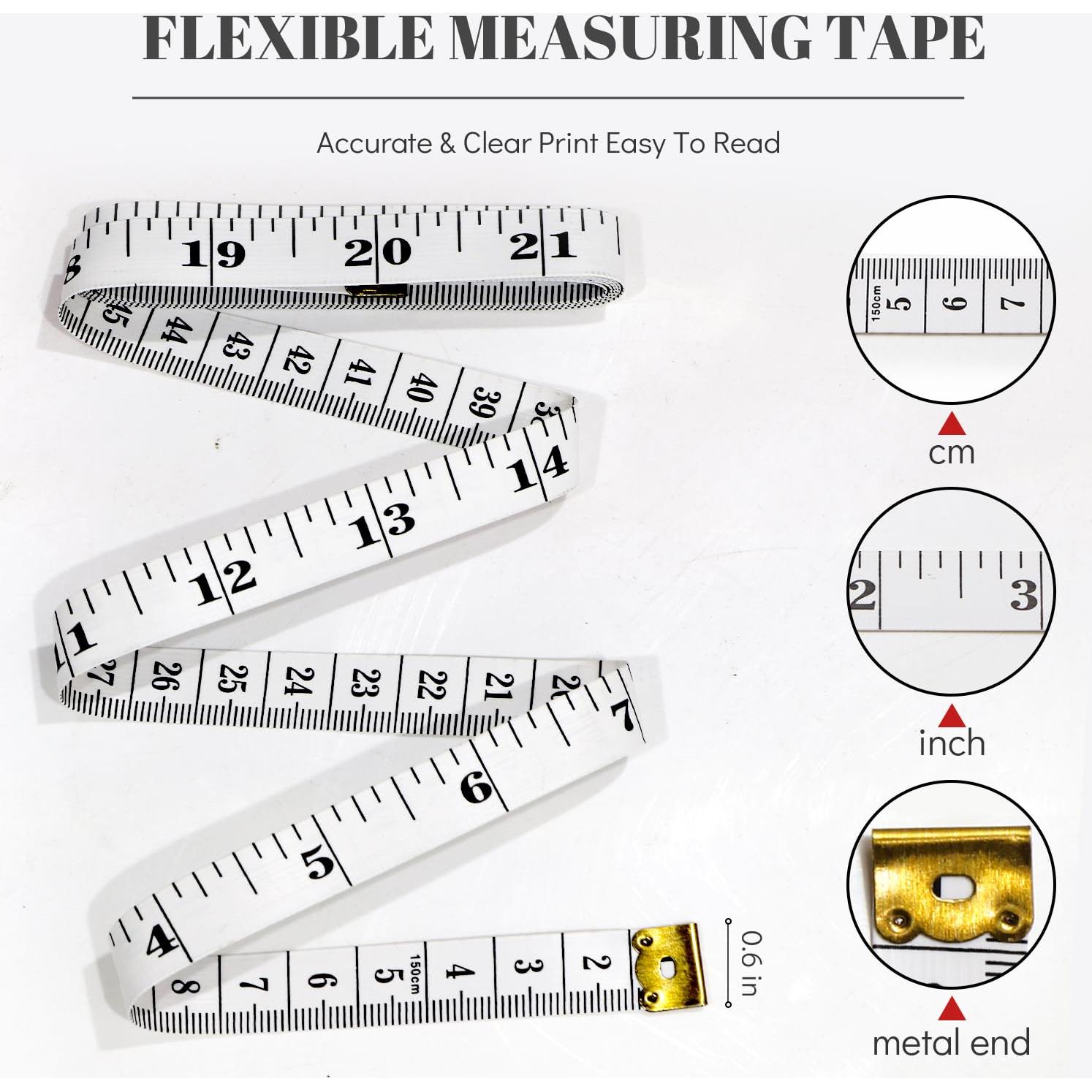 Cinta Métrica MYGBBKITDEC Paquete de 3 Cintas de Tela