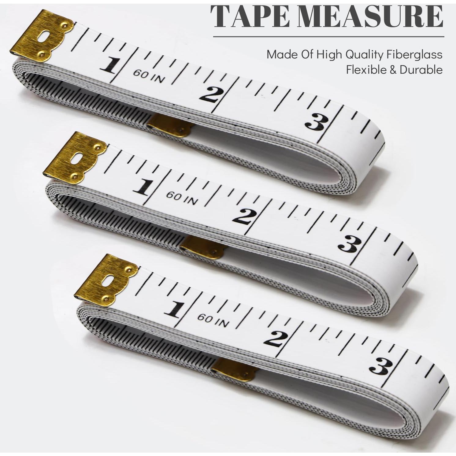 Cinta Métrica MYGBBKITDEC Paquete de 3 Cintas de Tela