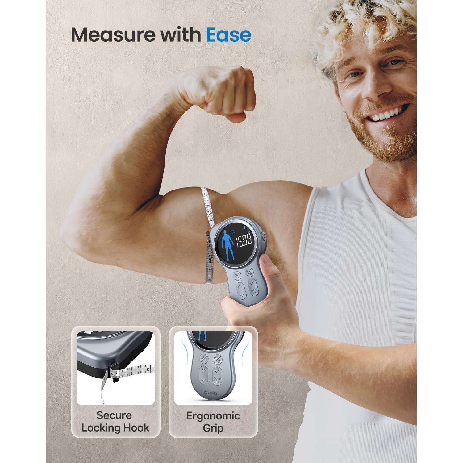 Cinta Métrica Inteligente RENPHO con Pantalla Grande
