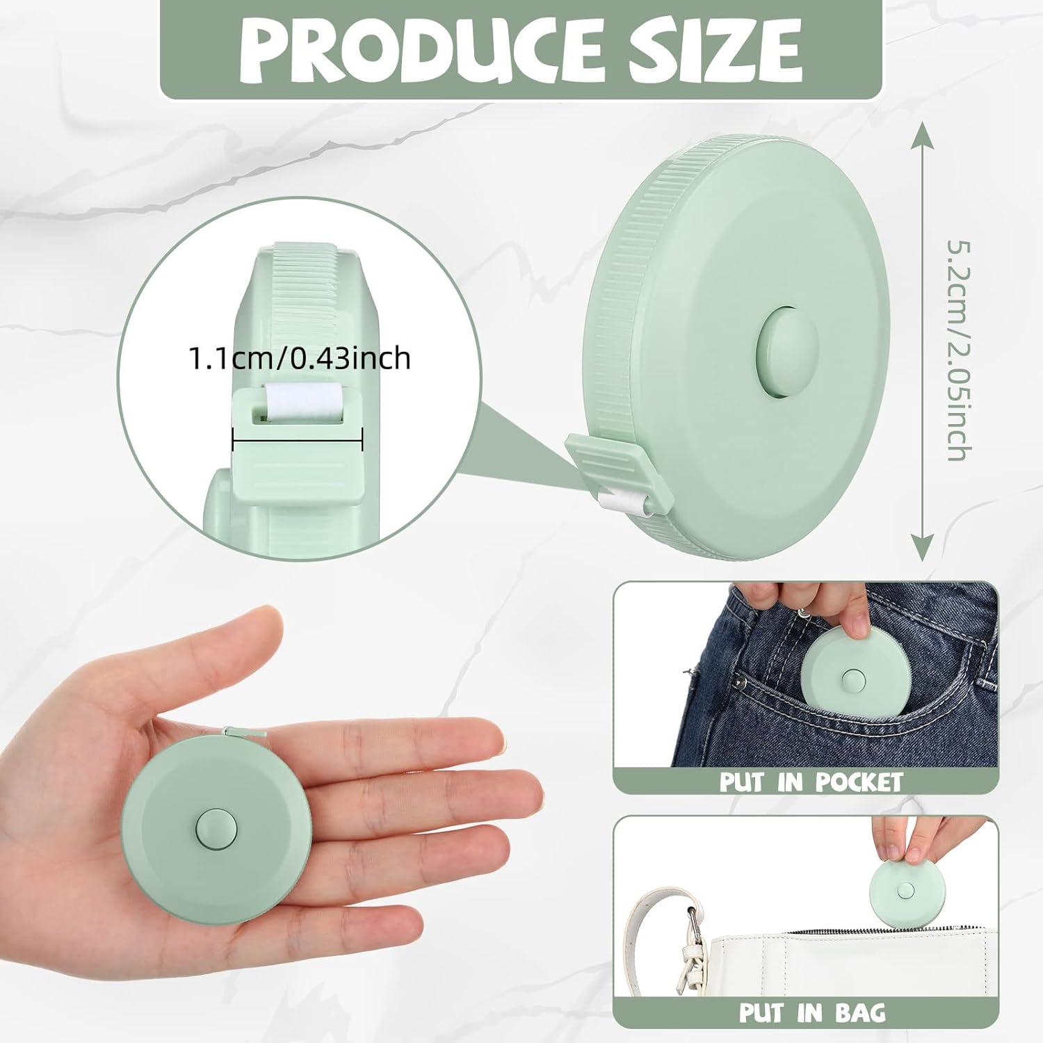 Cinta Métrica 100 Pcs Kigeli 1.5m Retráctil Flexible