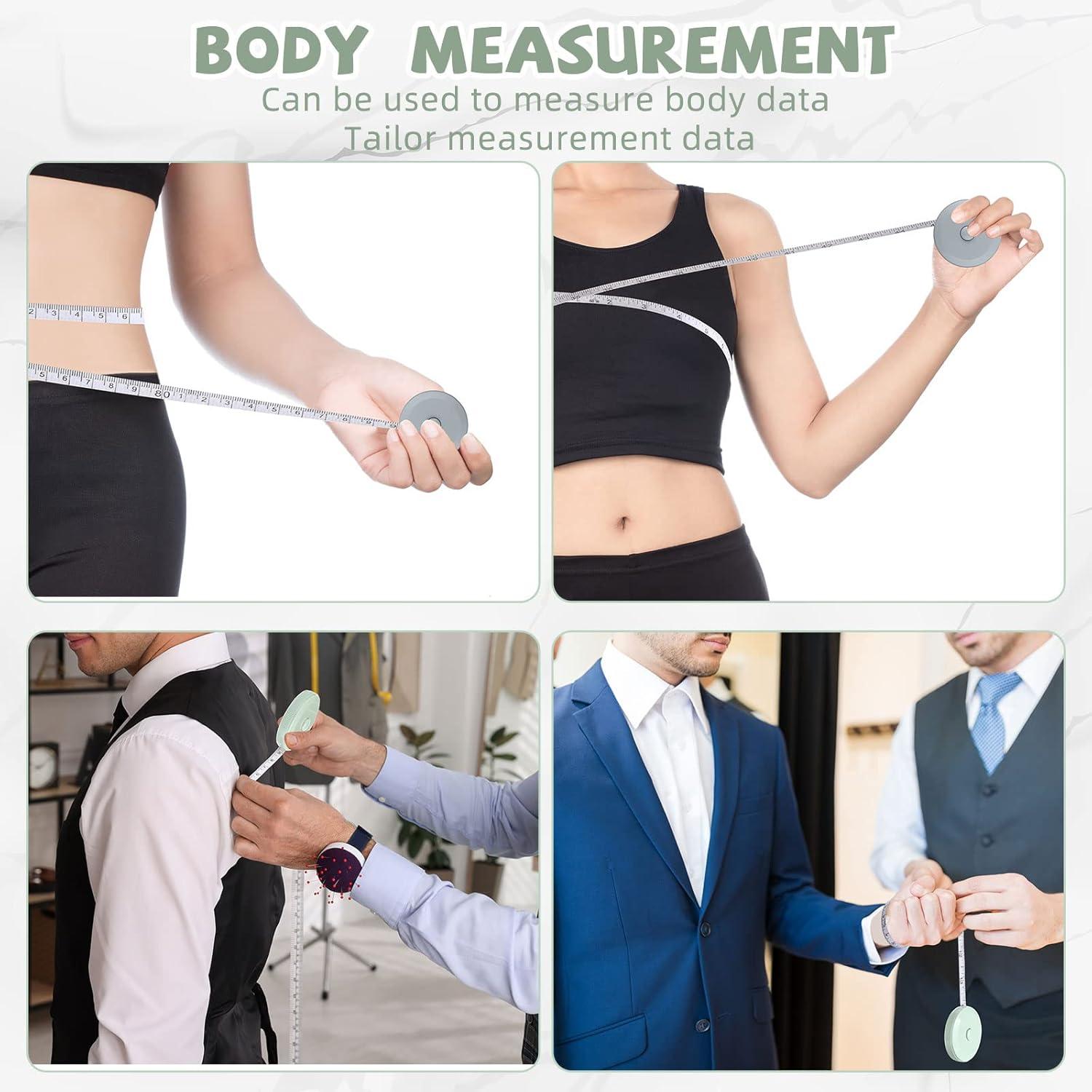 Cinta Métrica 100 Pcs Kigeli 1.5m Retráctil Flexible