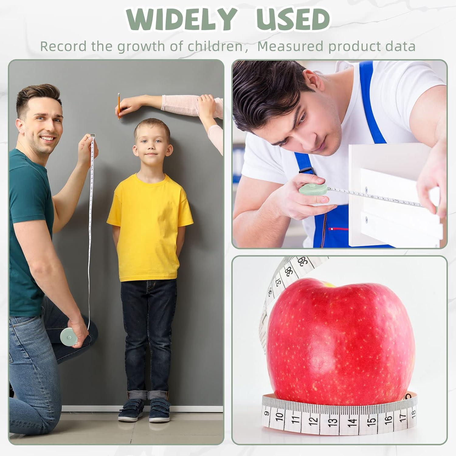 Cinta Métrica 100 Pcs Kigeli 1.5m Retráctil Flexible