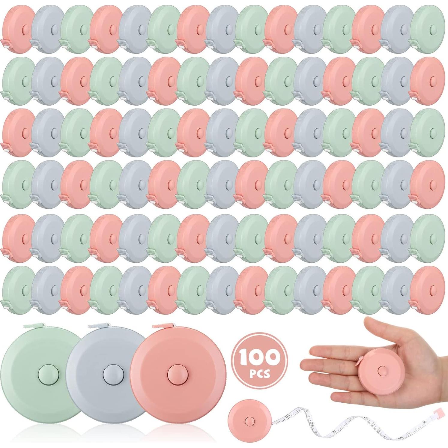 Cinta Métrica 100 Pcs Kigeli 1.5m Retráctil Flexible