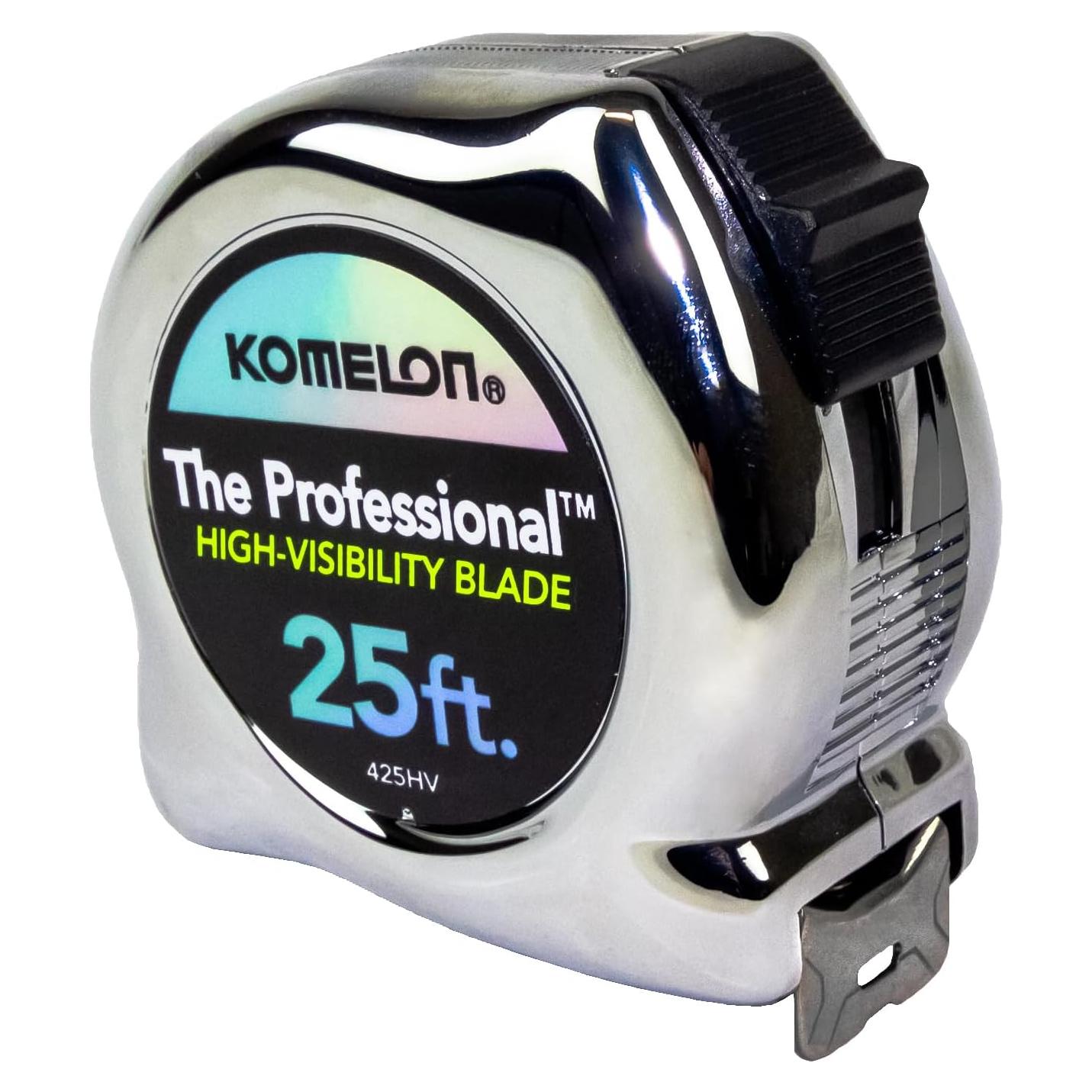 Cinta Métrica Komelon 425HV 7.62m Alta Visibilidad