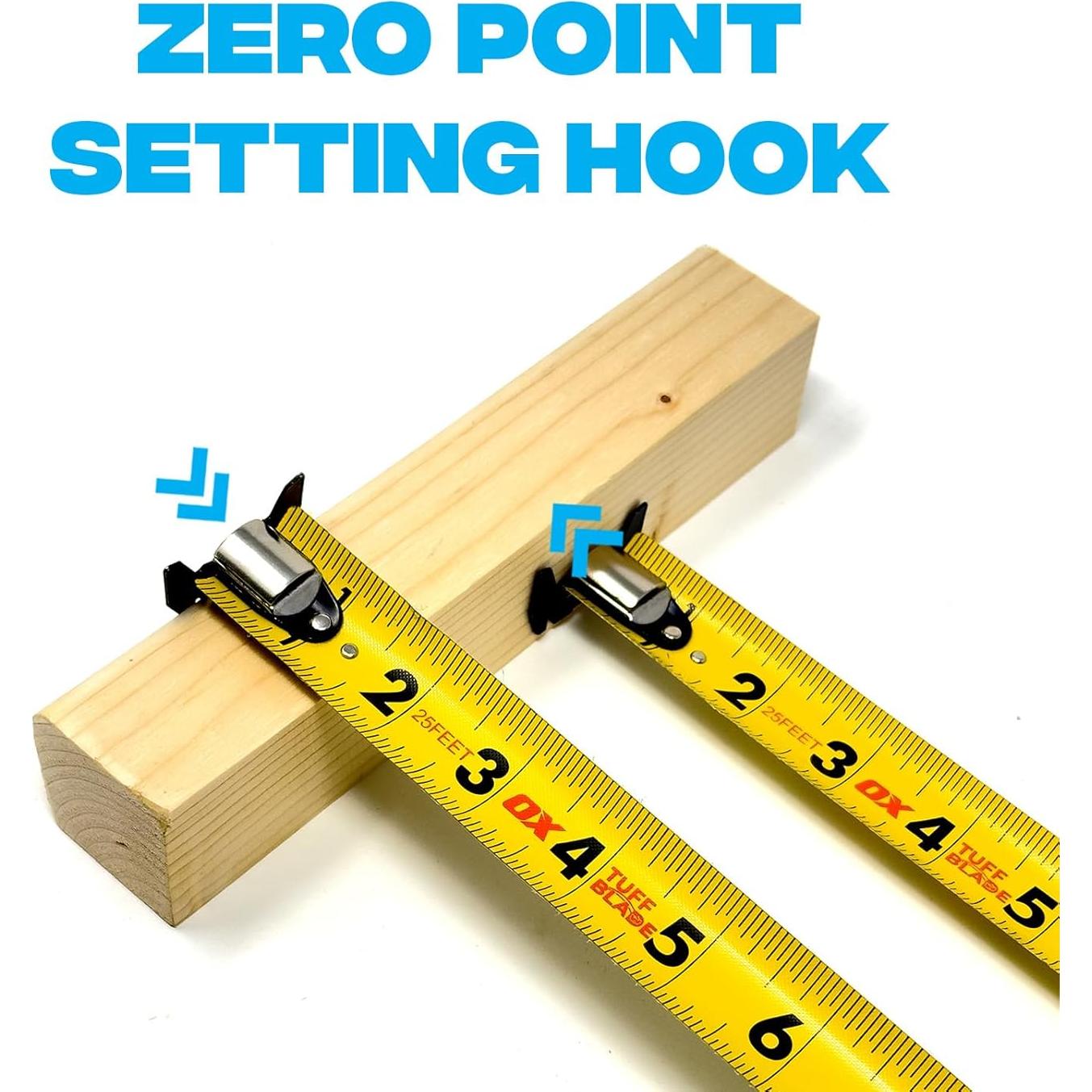 Cinta Métrica OX Tools Tuff Blade 10.67 m Doble Gancho Magnético