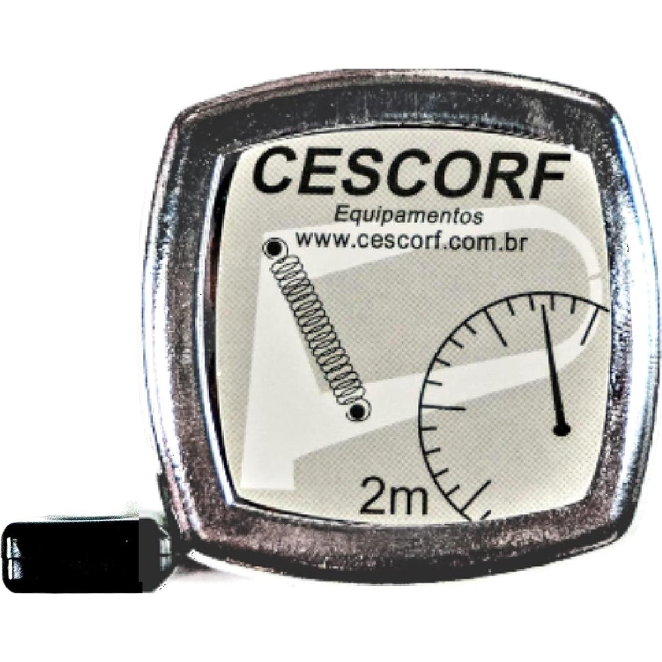 Cinta Métrica Cescorf 6mm x 2m para Mediciones Antropométricas