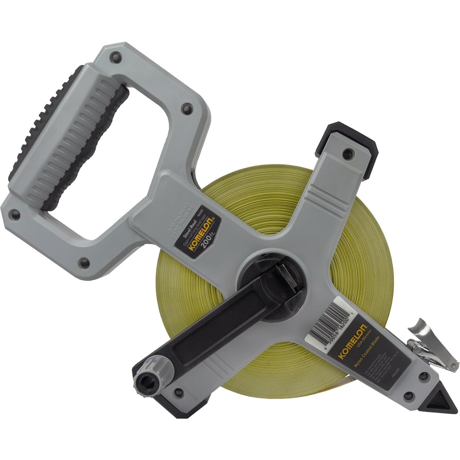 Cinta Métrica Komelon N6200 de Acero 61m con Manivela