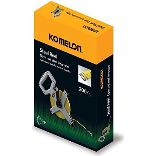 Cinta Métrica Komelon N6200 de Acero 61m con Manivela