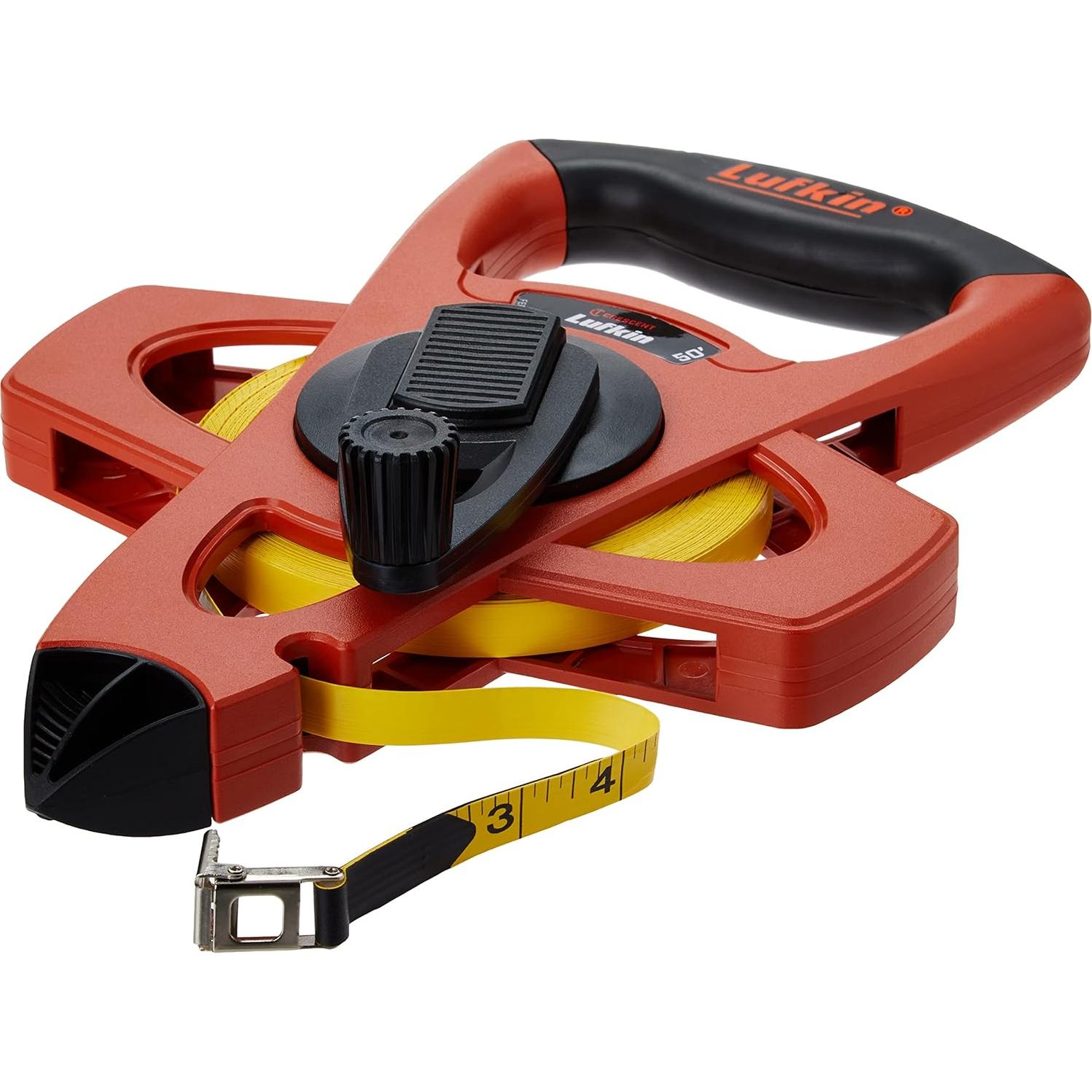 Cinta métrica Lufkin 15.2 m fibra de vidrio naranja FE050