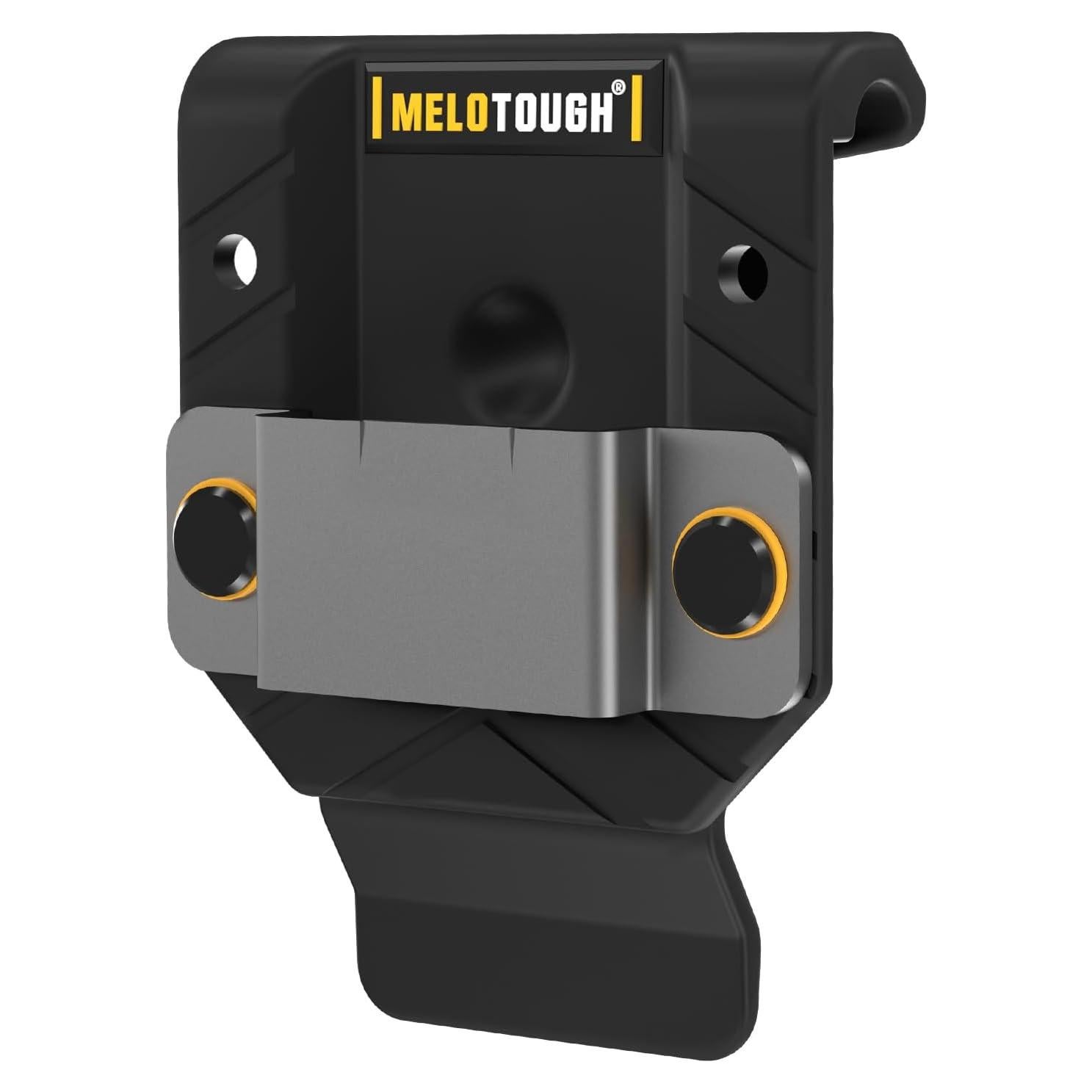 Soporte para Cinta Métrica MELOTOUGH, Clip Negro para Cinturón