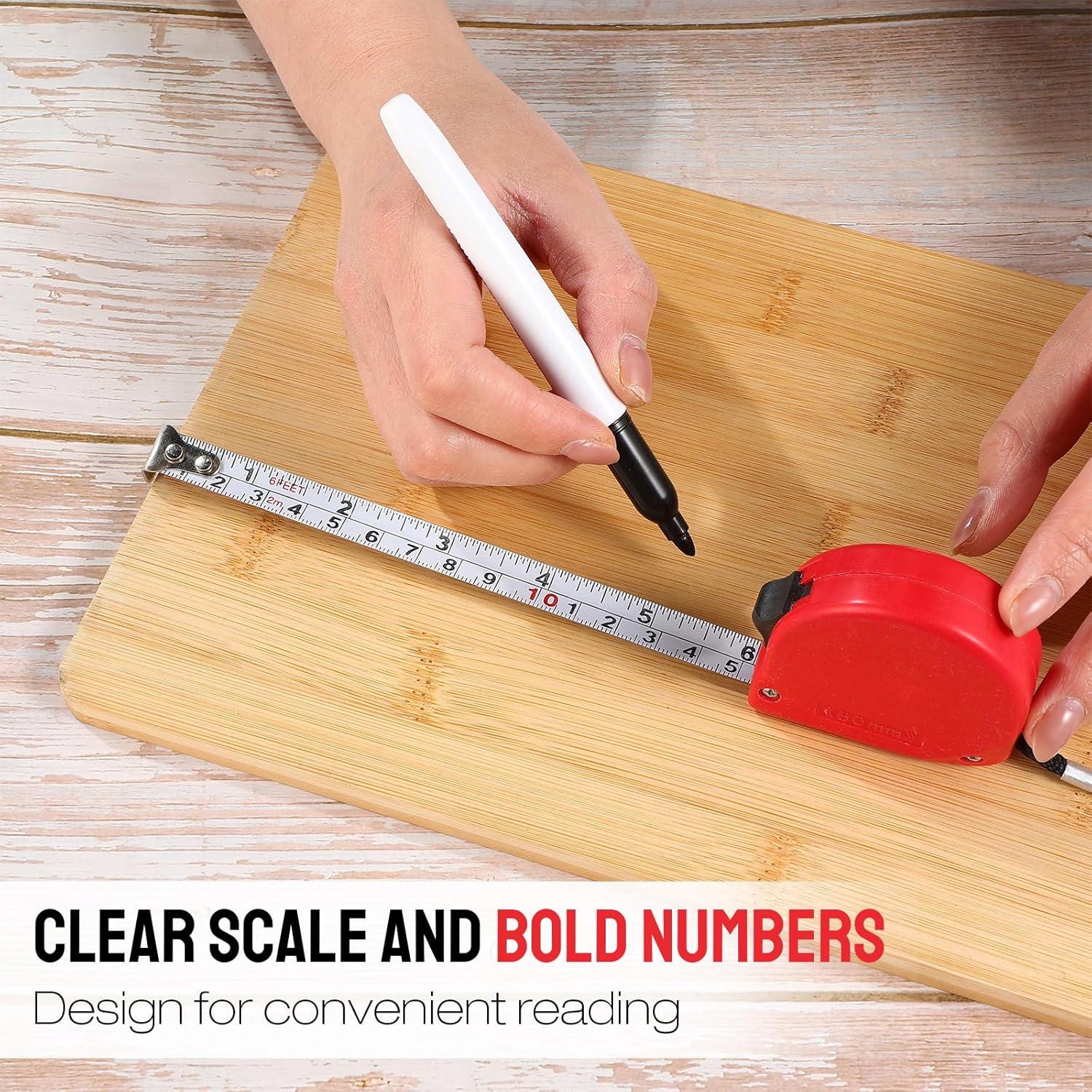 Cinta Métrica Retráctil 50 Pcs 2m Copkim Roja