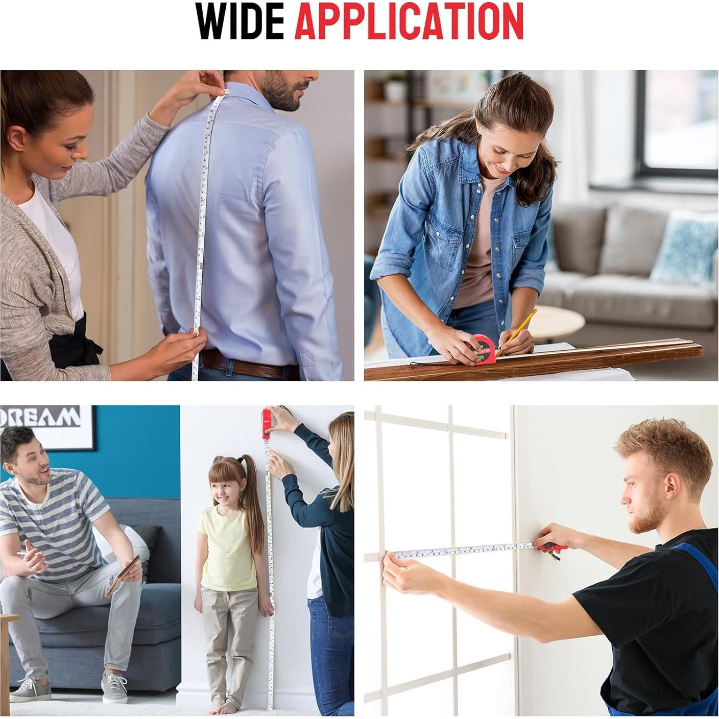 Cinta Métrica Retráctil 50 Pcs 2m Copkim Roja