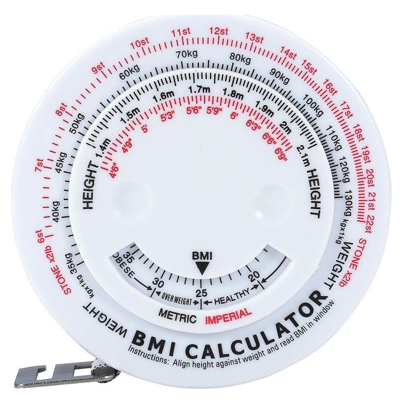 Cinta Métrica Retráctil Sonew 150cm con Calculadora IMC