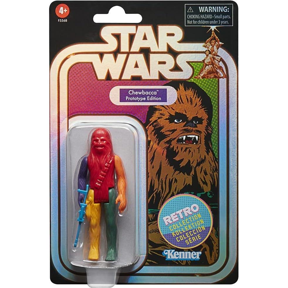 Figura Chewbacca Prototipo Hasbro Star Wars Colección Retro