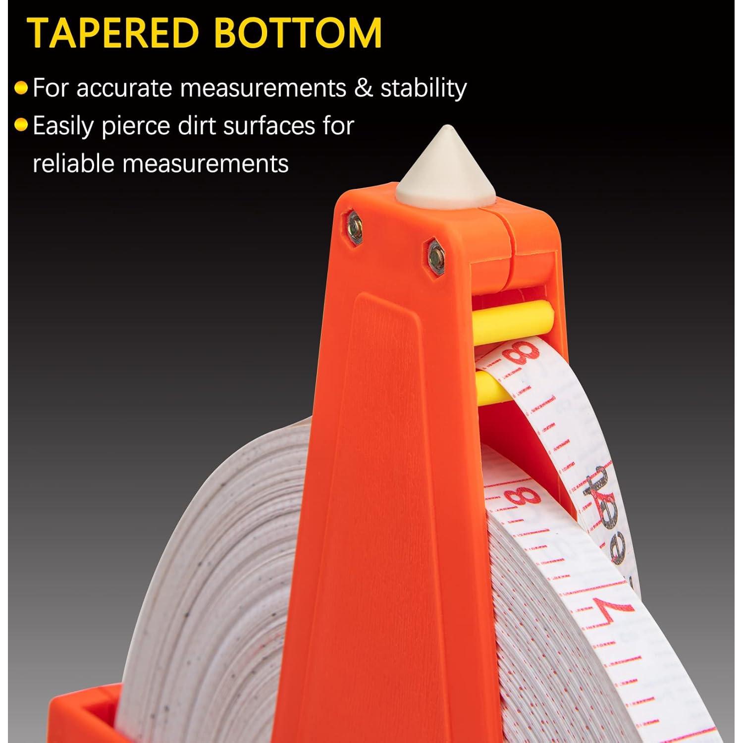 Cinta Métrica IVONNEY 100m Doble Cara con Carrete Abierto