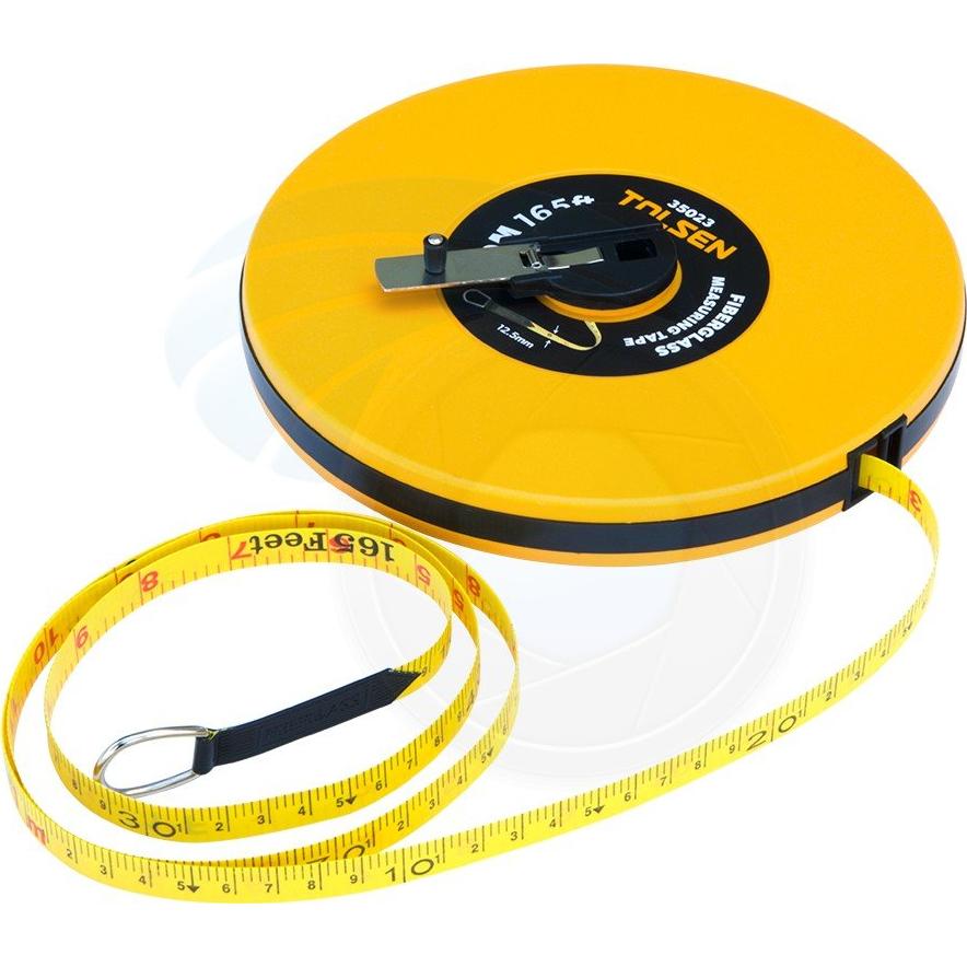 Cinta Métrica Tolsen 50m Fibra de Vidrio 12.5mm