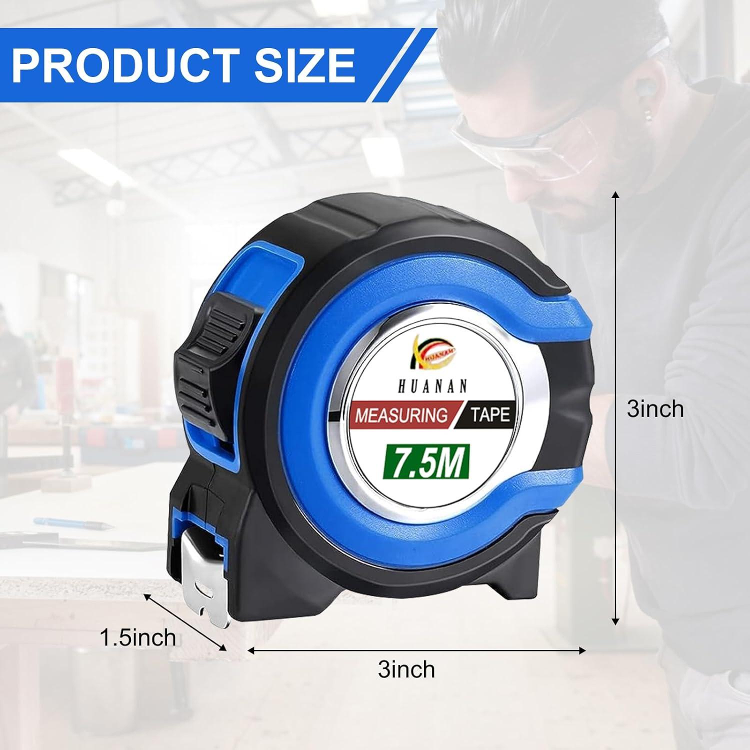 Cinta Métrica Retráctil 10 Pcs MT856 7.5 m Auto Bloqueo