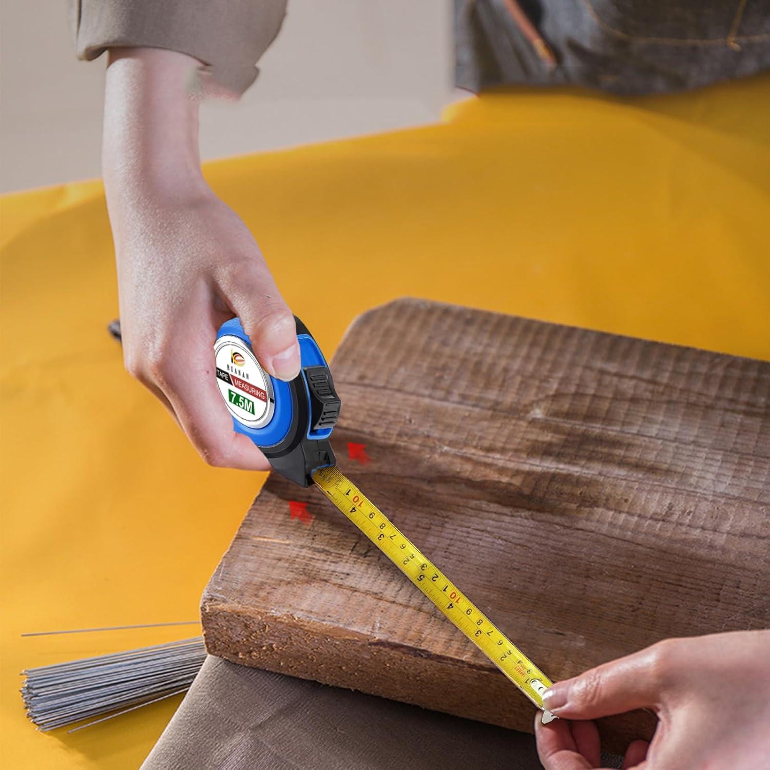 Cinta Métrica Retráctil 10 Pcs MT856 7.5 m Auto Bloqueo