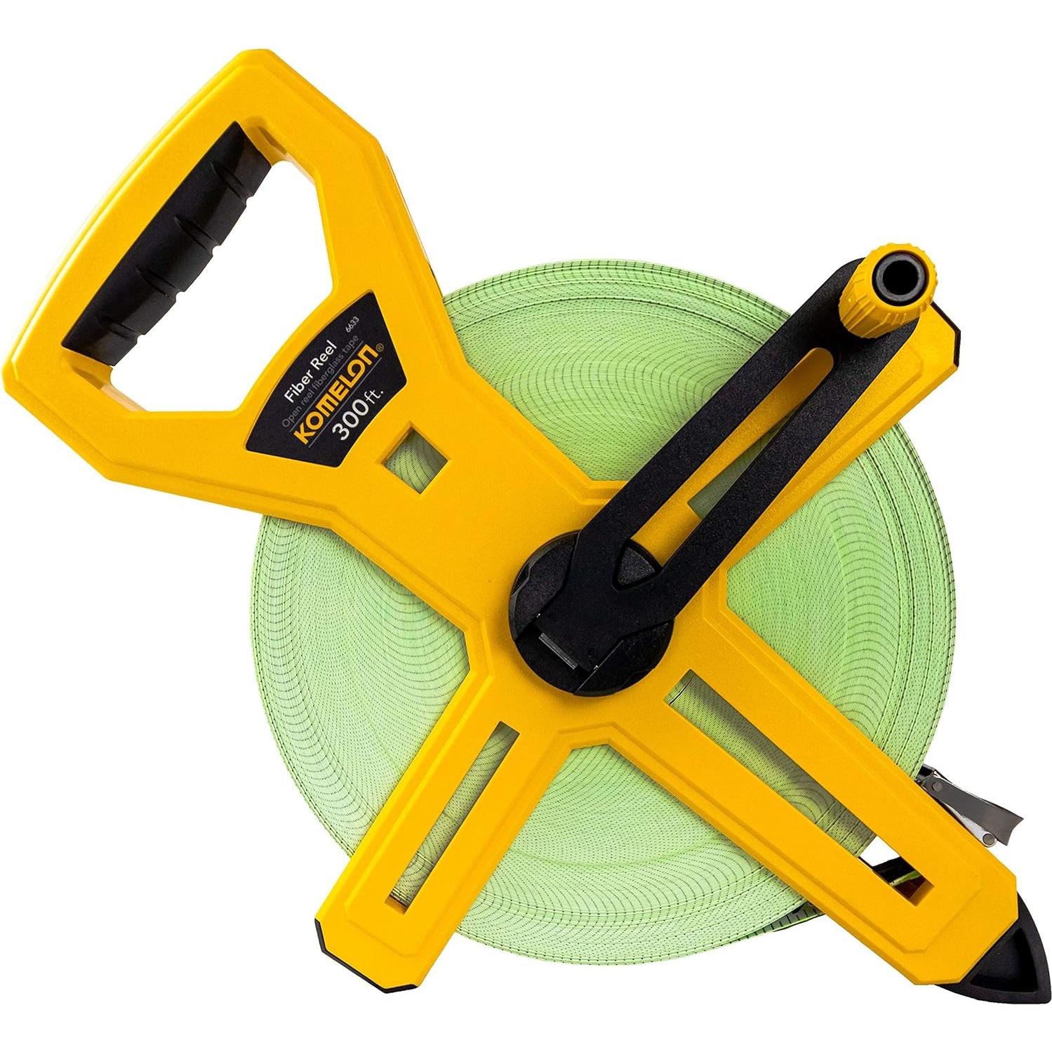 Cinta Métrica Komelon 6633 Fibra de Vidrio 91.4 m Amarillo