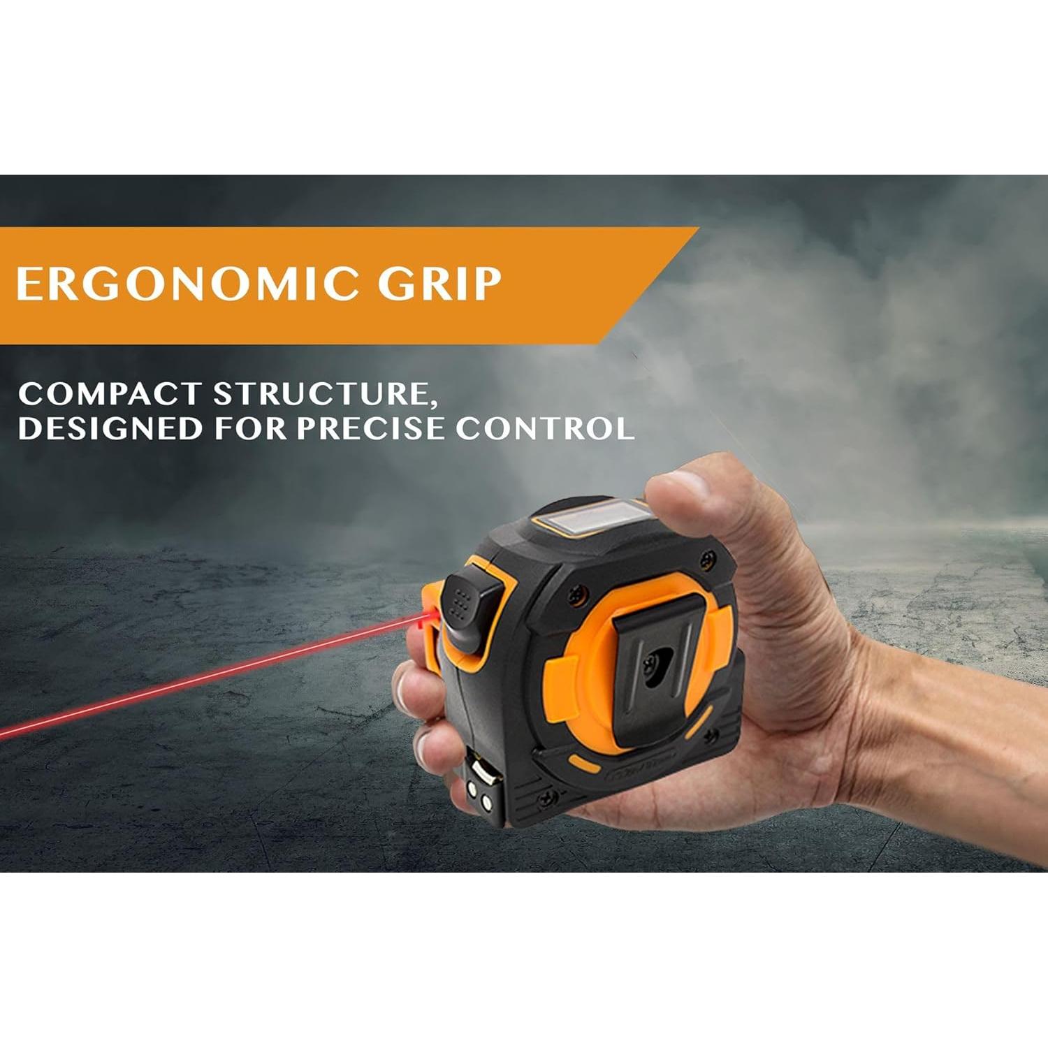 Cinta Métrica Digital IDARA 2 en 1 con Láser 40m y 5m