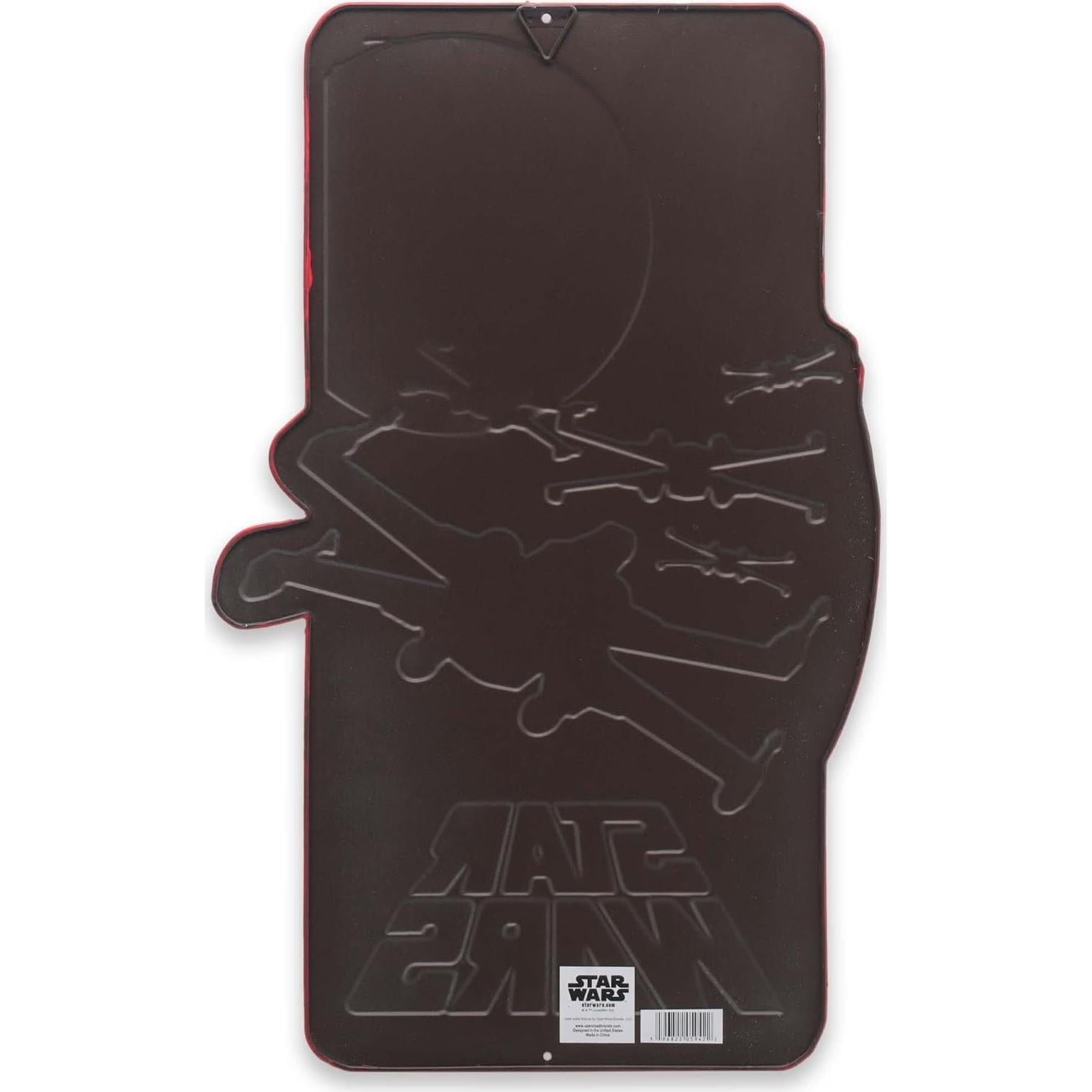 Cartel Metal Embossado Star Wars Estrella de la Muerte 33x54cm