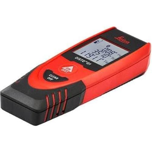 DISTO D1 130ft Laser Distance Measure with Bluetooth 4.0, Black/Red