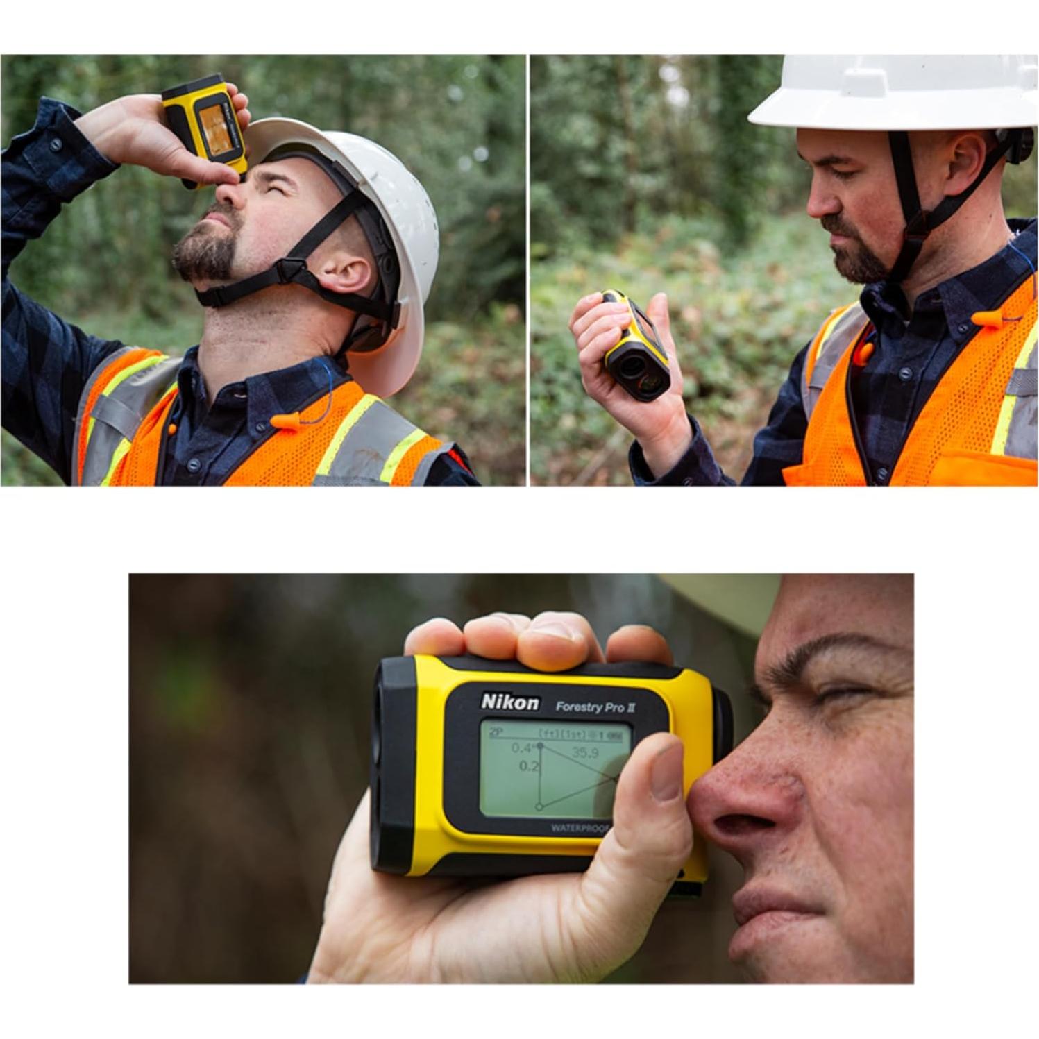 Medidor Láser Nikon Forestry Pro II con 3 Baterías CR2 y Paño