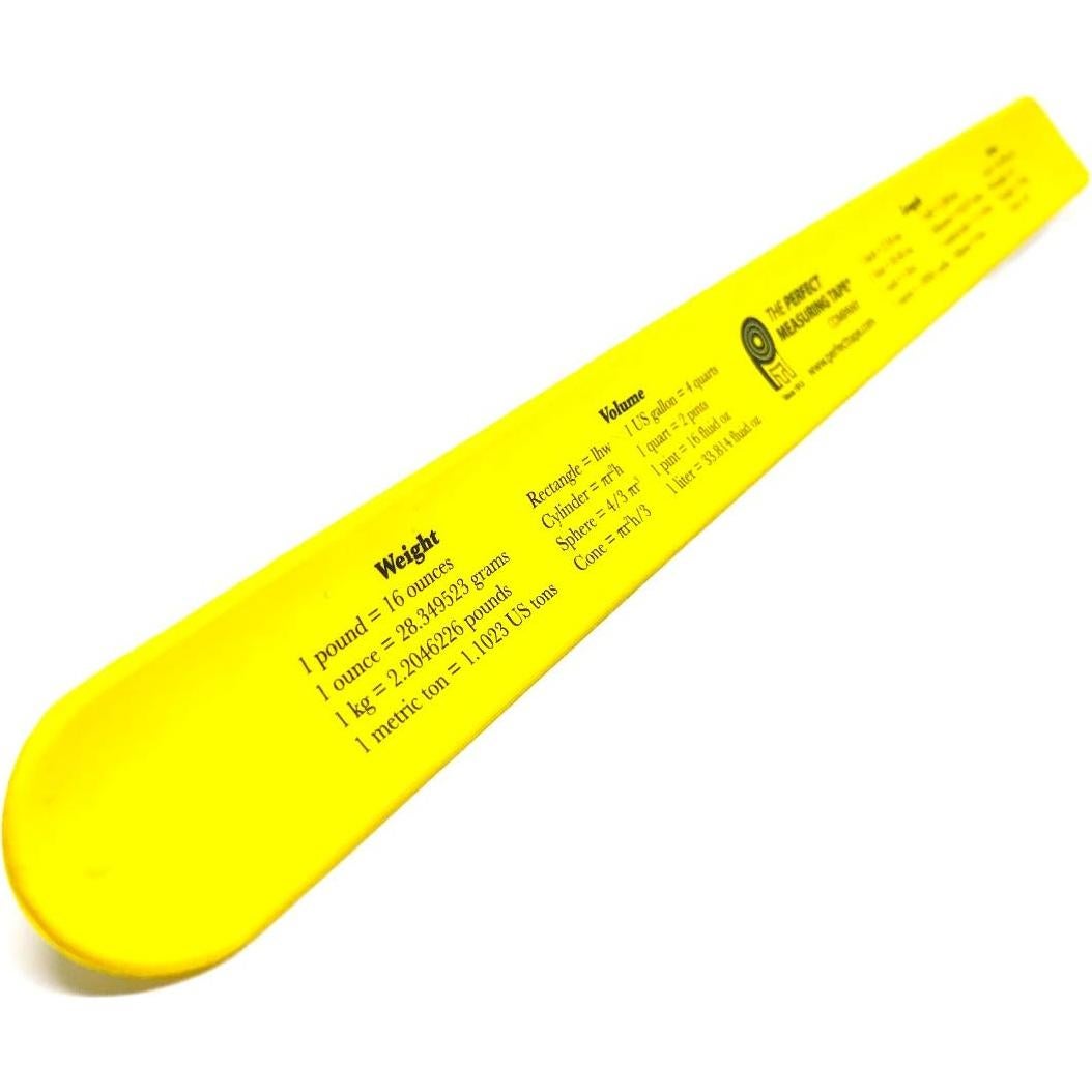 Cinta Métrica Perfecta Amarilla 30cm Silicona Doble Cara