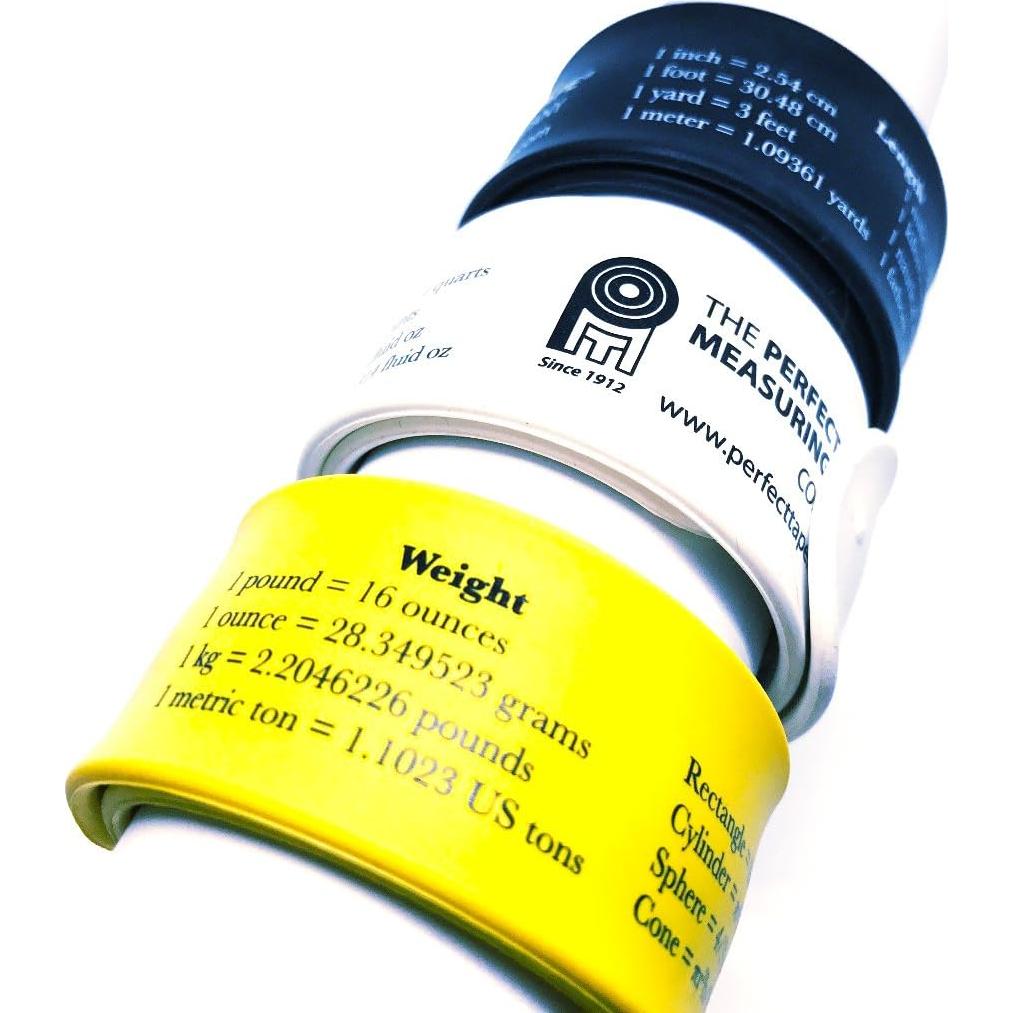 Cinta Métrica Perfecta Amarilla 30cm Silicona Doble Cara
