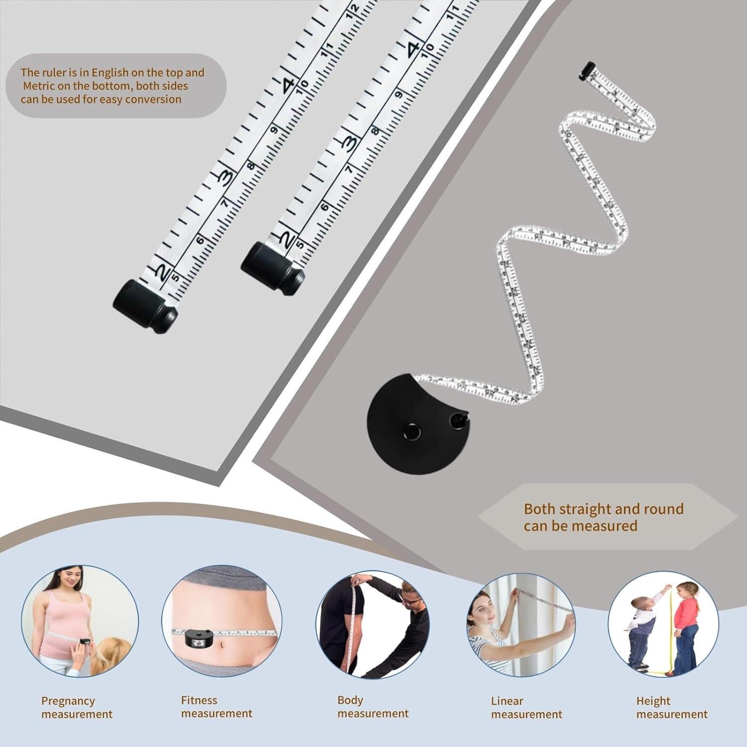 Cinta Métrica Oiyaku Doble Escala 150cm con Ventana de Lectura