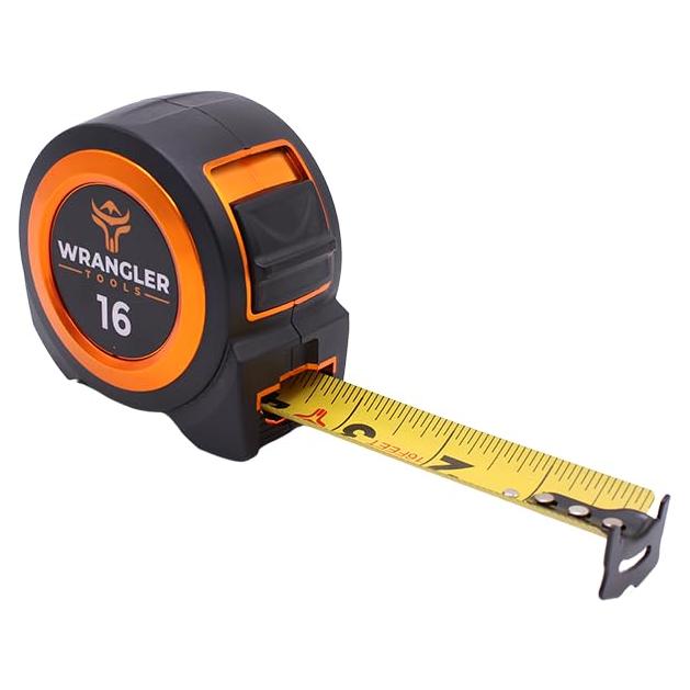 Cinta Métrica Wrangler 4.88m Retráctil Doble Cara