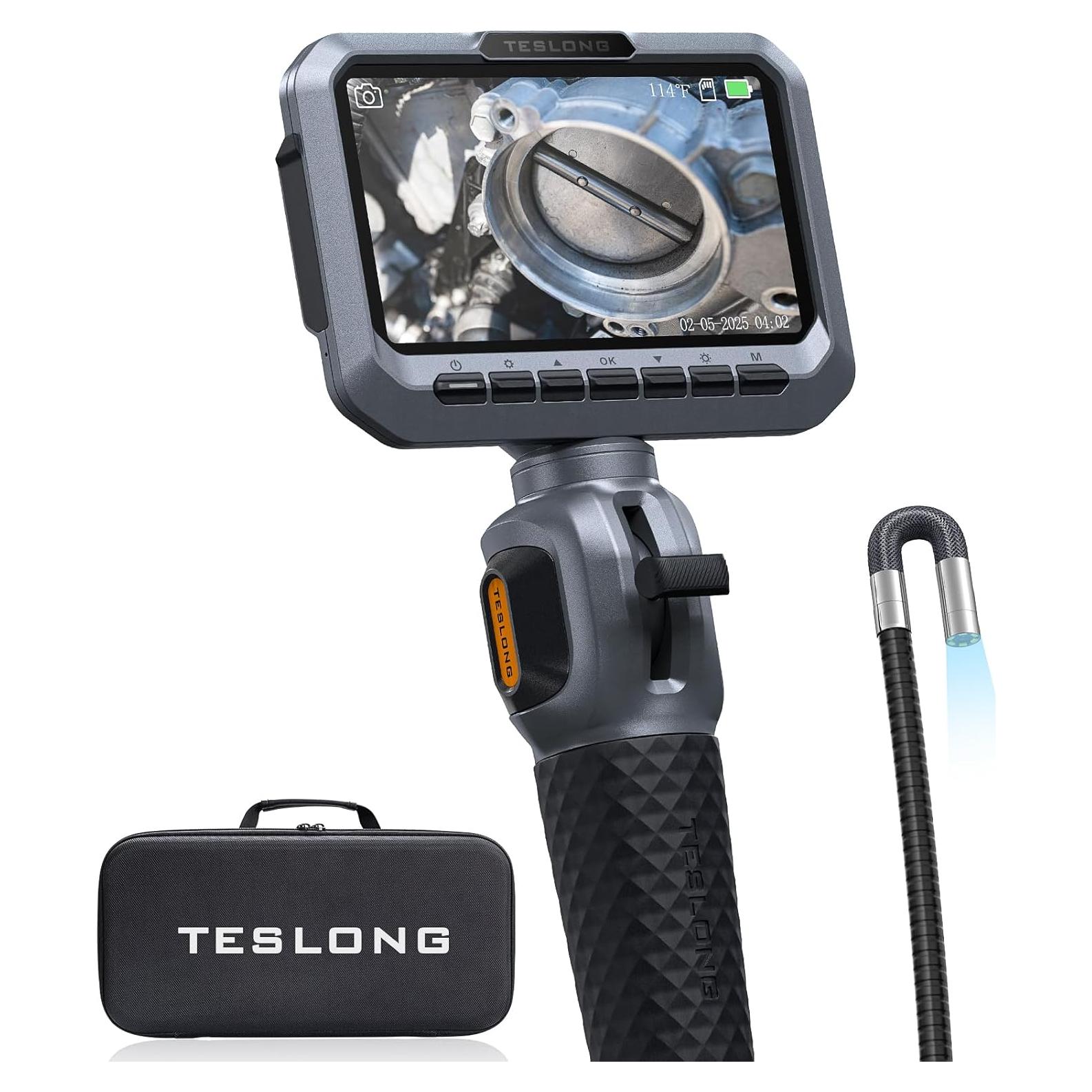 Borescopio Articulado Teslong TD300P 5.5mm con Luz LED
