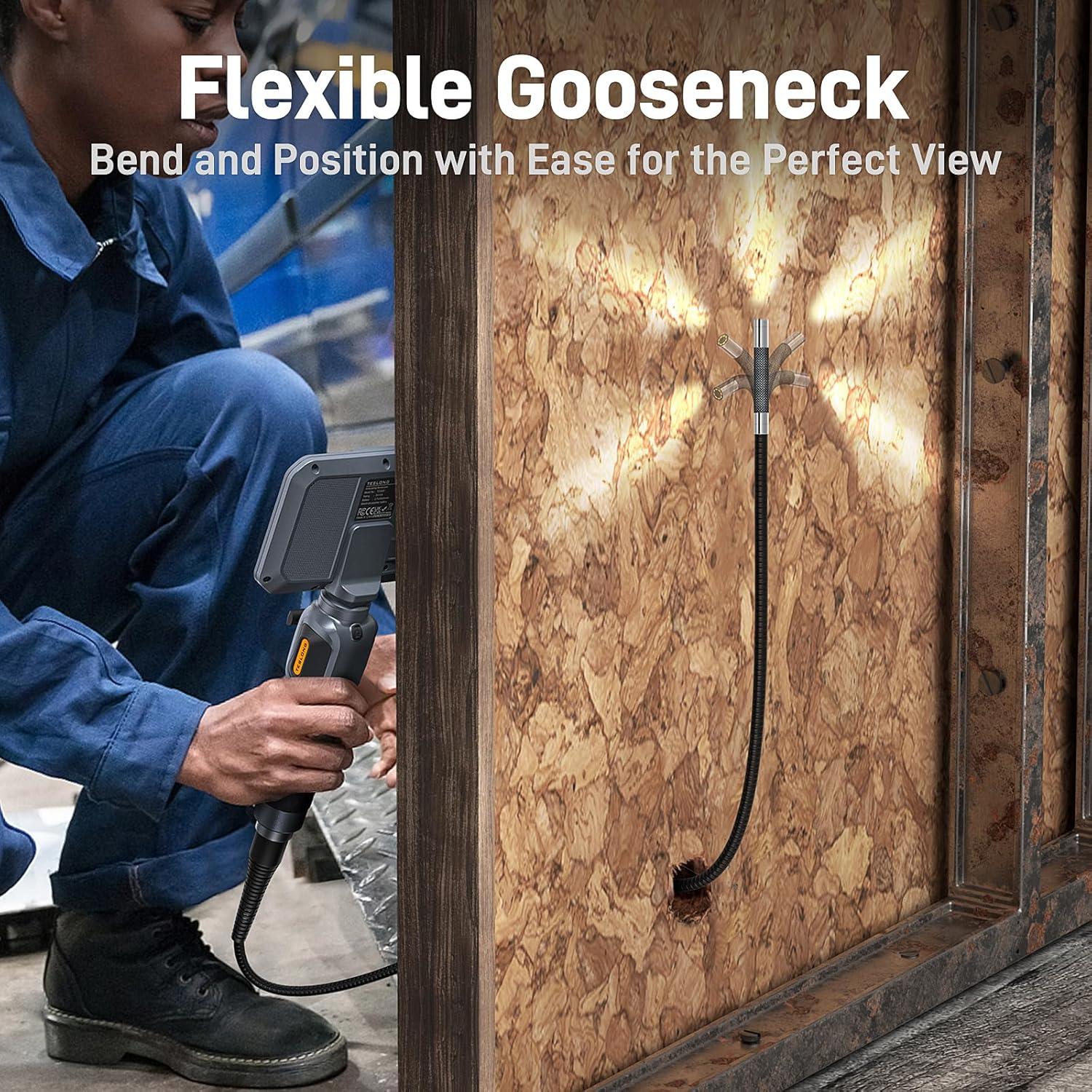 Borescopio Articulado Teslong TD300P 5.5mm con Luz LED