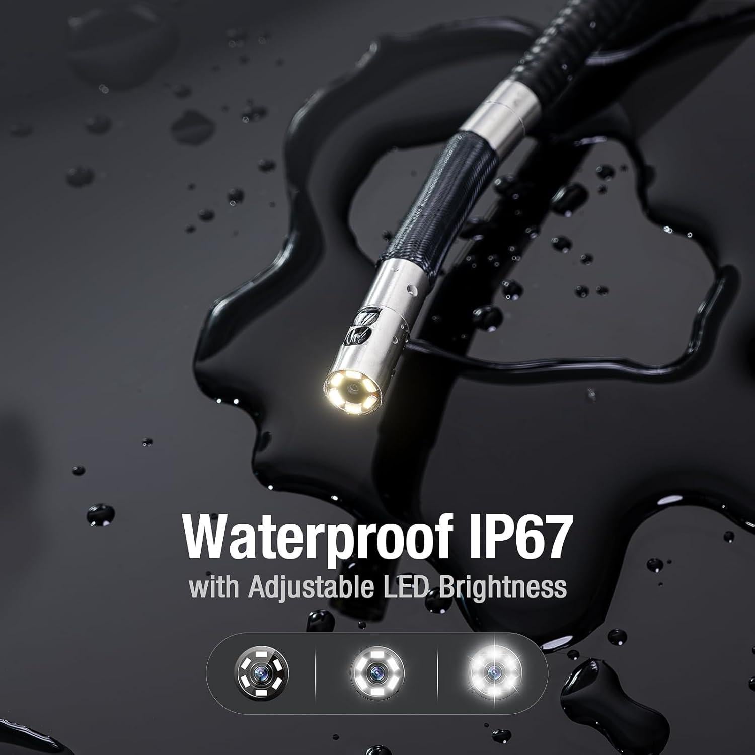 Borescopio Articulado Teslong TD300P 5.5mm con Luz LED