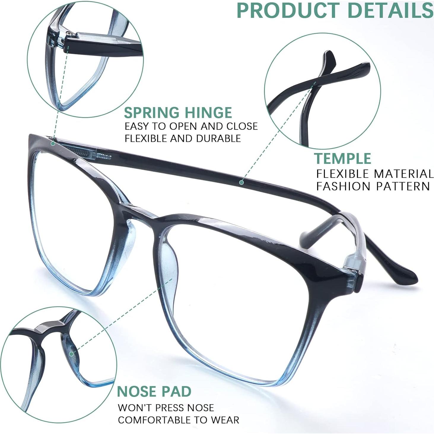 Gafas Progresivas COJWIS UV 3 Paquetes Unisex 1.75x