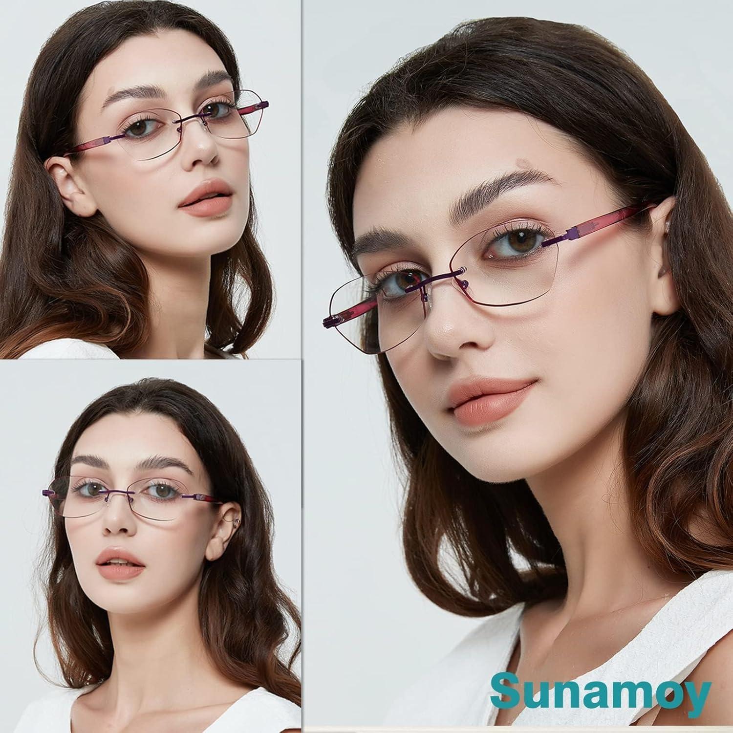Gafas de lectura multifocal Sunamoy 1.75D anti luz azul