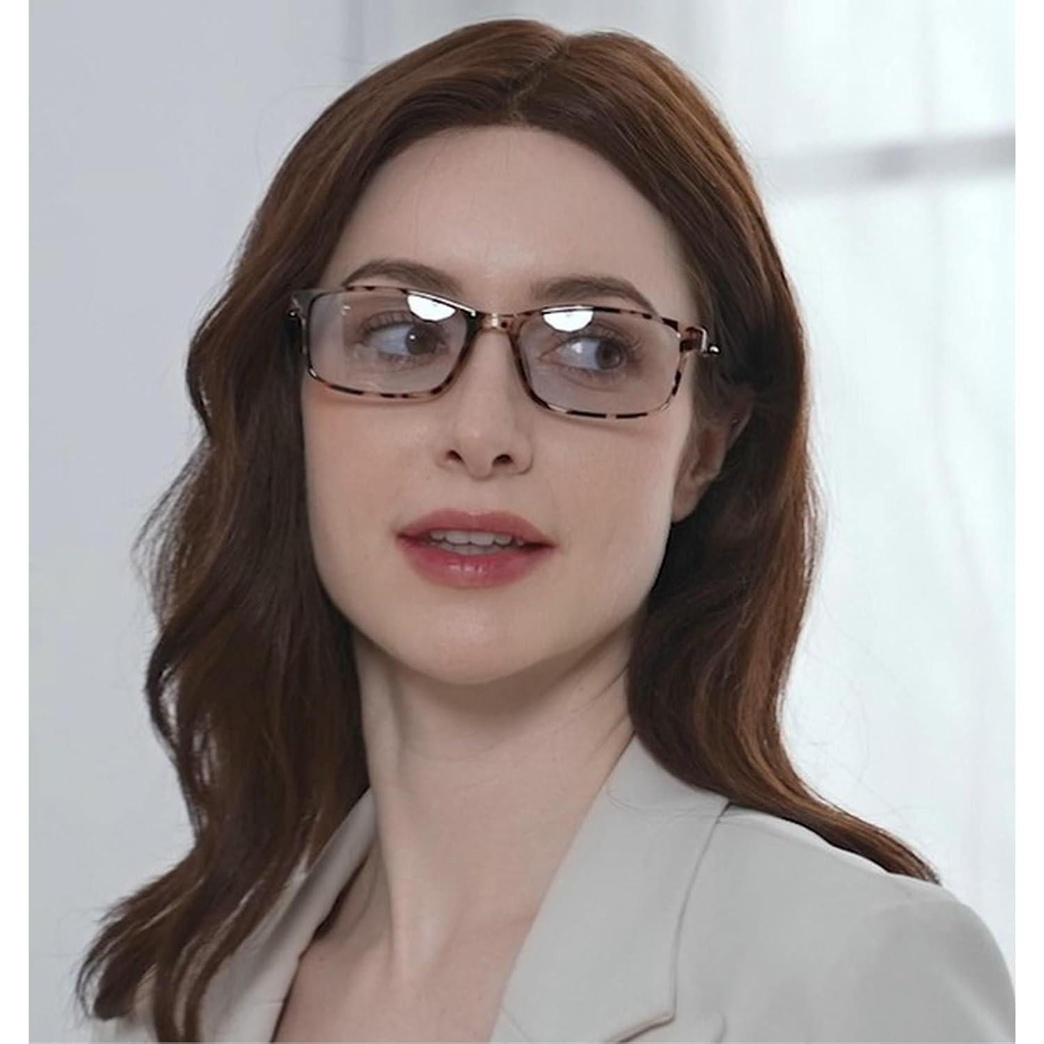 Gafas de lectura bifocales Mincl 2 pares UV400 leopardo