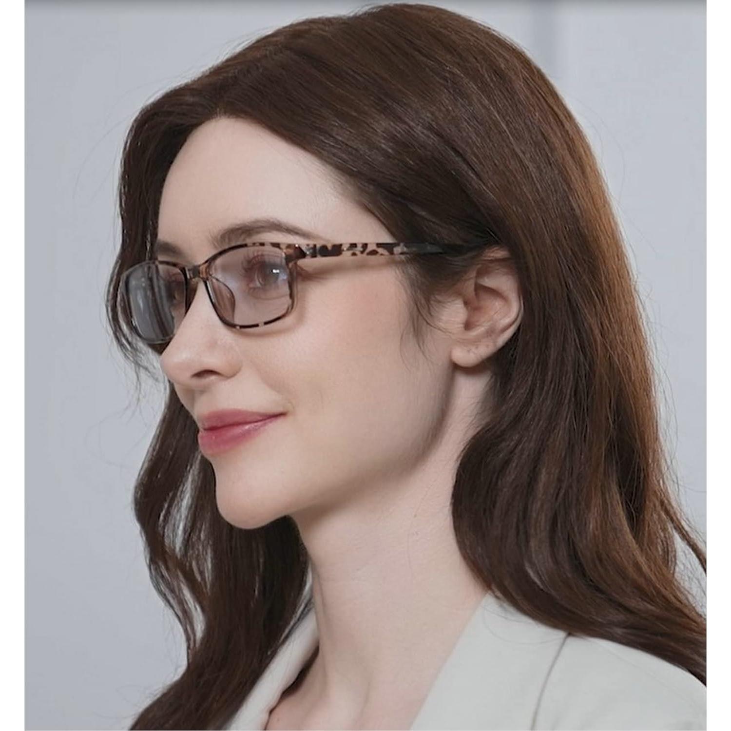 Gafas de lectura bifocales Mincl 2 pares UV400 leopardo