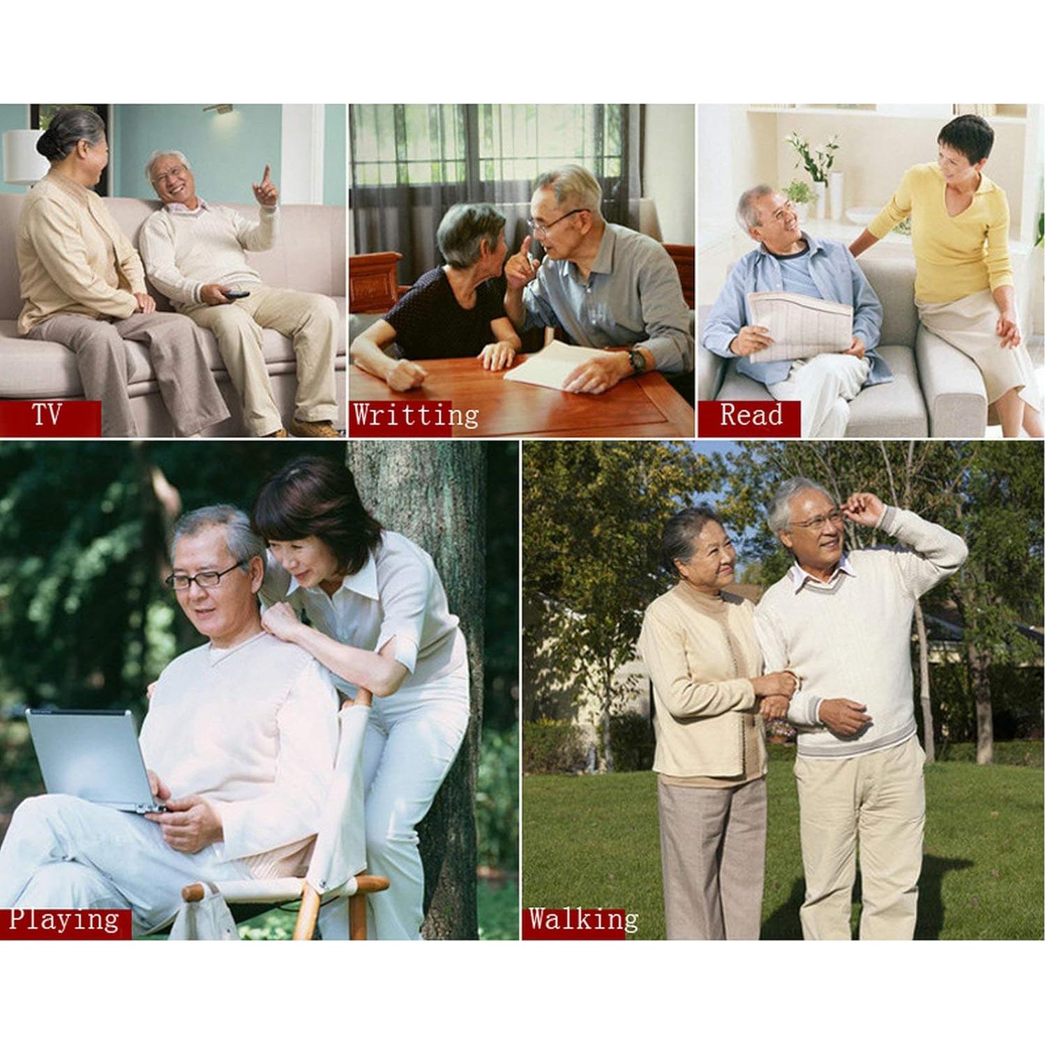 Gafas de lectura bifocales Mincl 2 pares UV400 leopardo