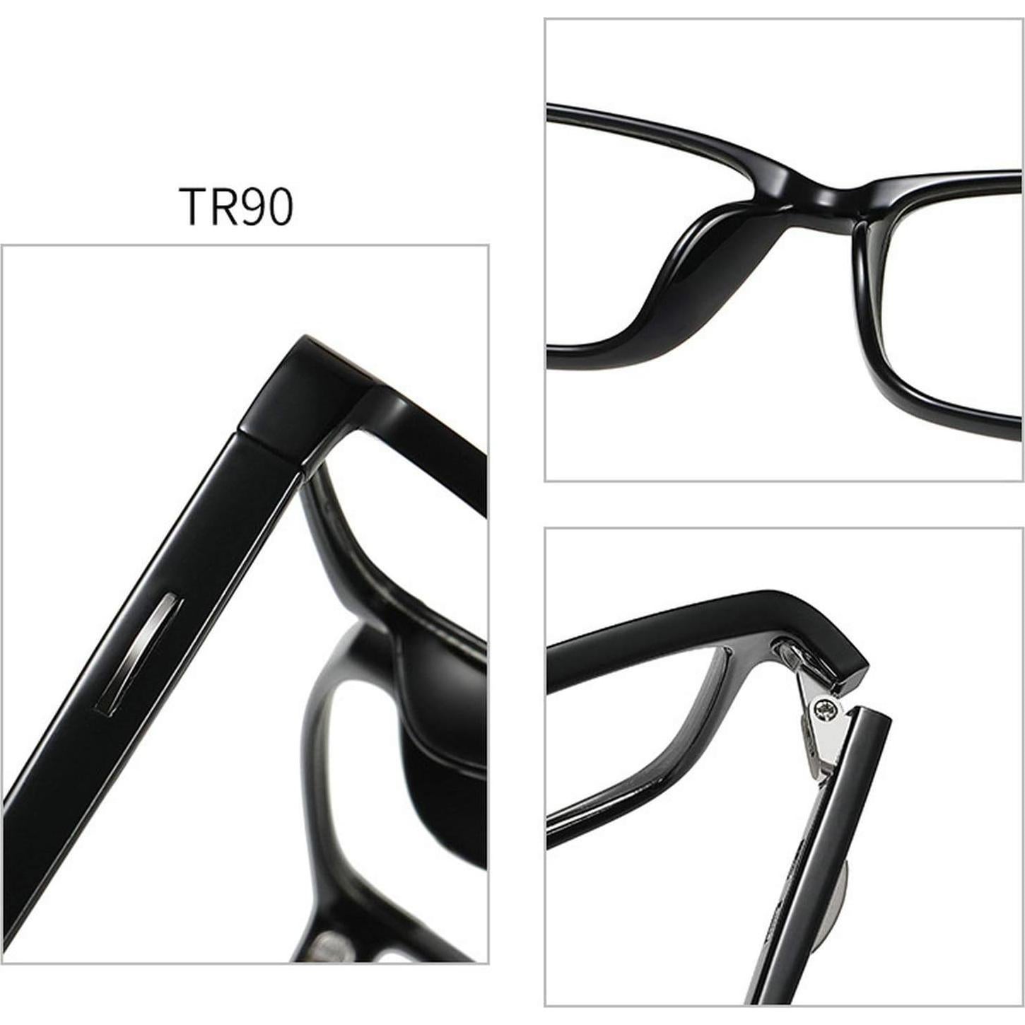 Gafas de lectura bifocales Mincl 2 pares UV400 leopardo