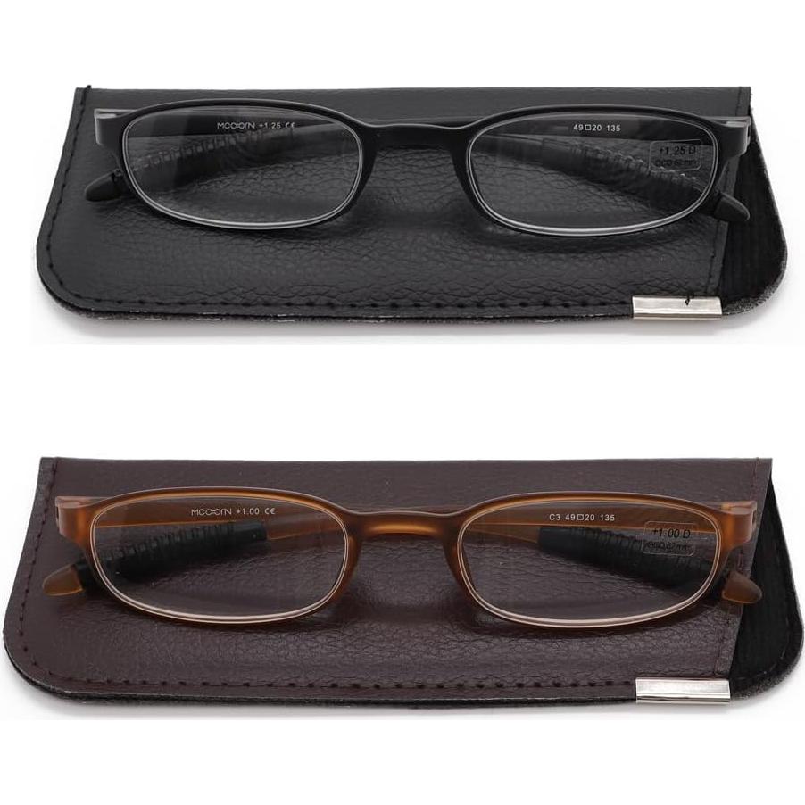 Gafas de lectura Mcoorn 1.5x ligeras y flexibles