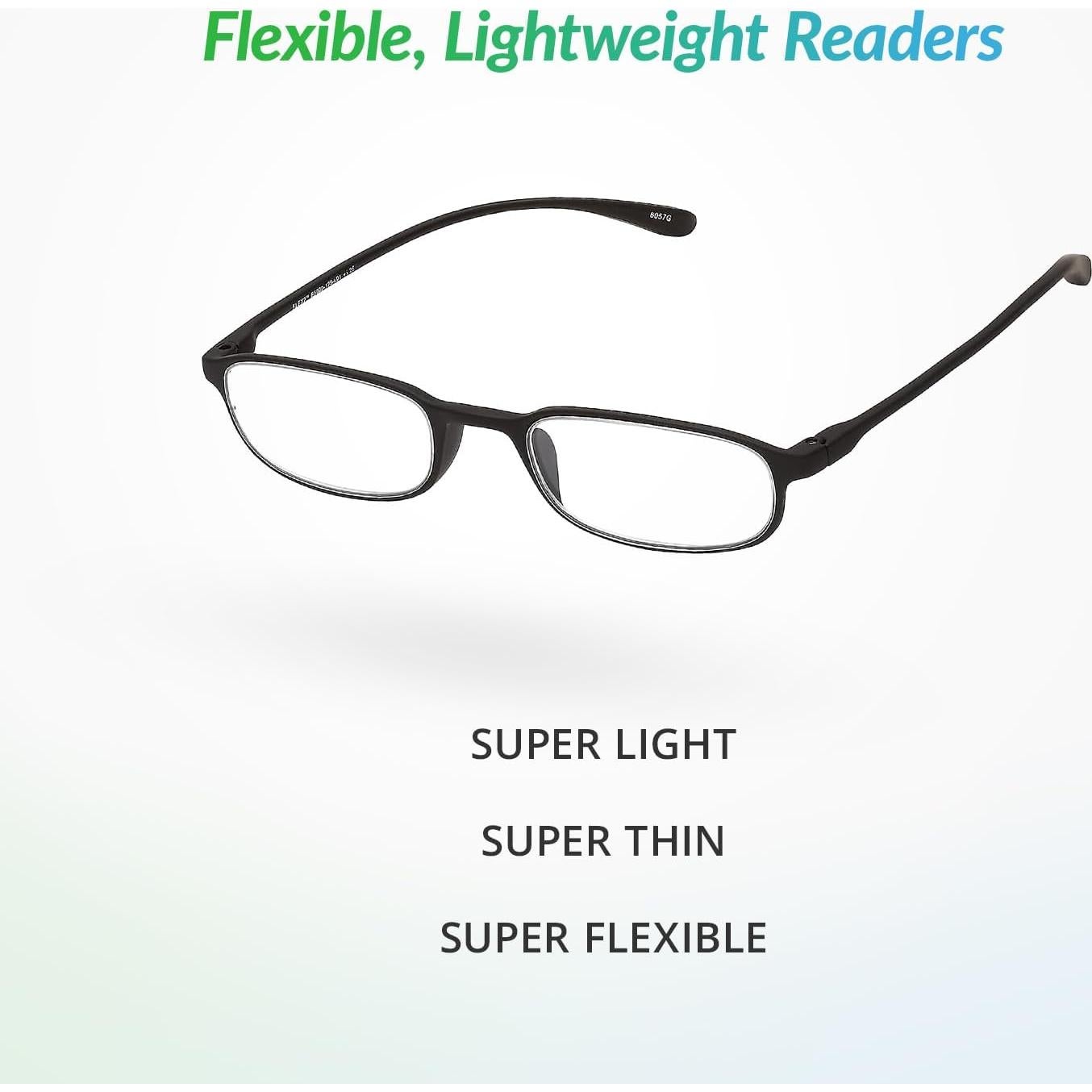 Lentes de Lectura SAV E5020 Ovalados Flexibles 1.00x a 3.00x