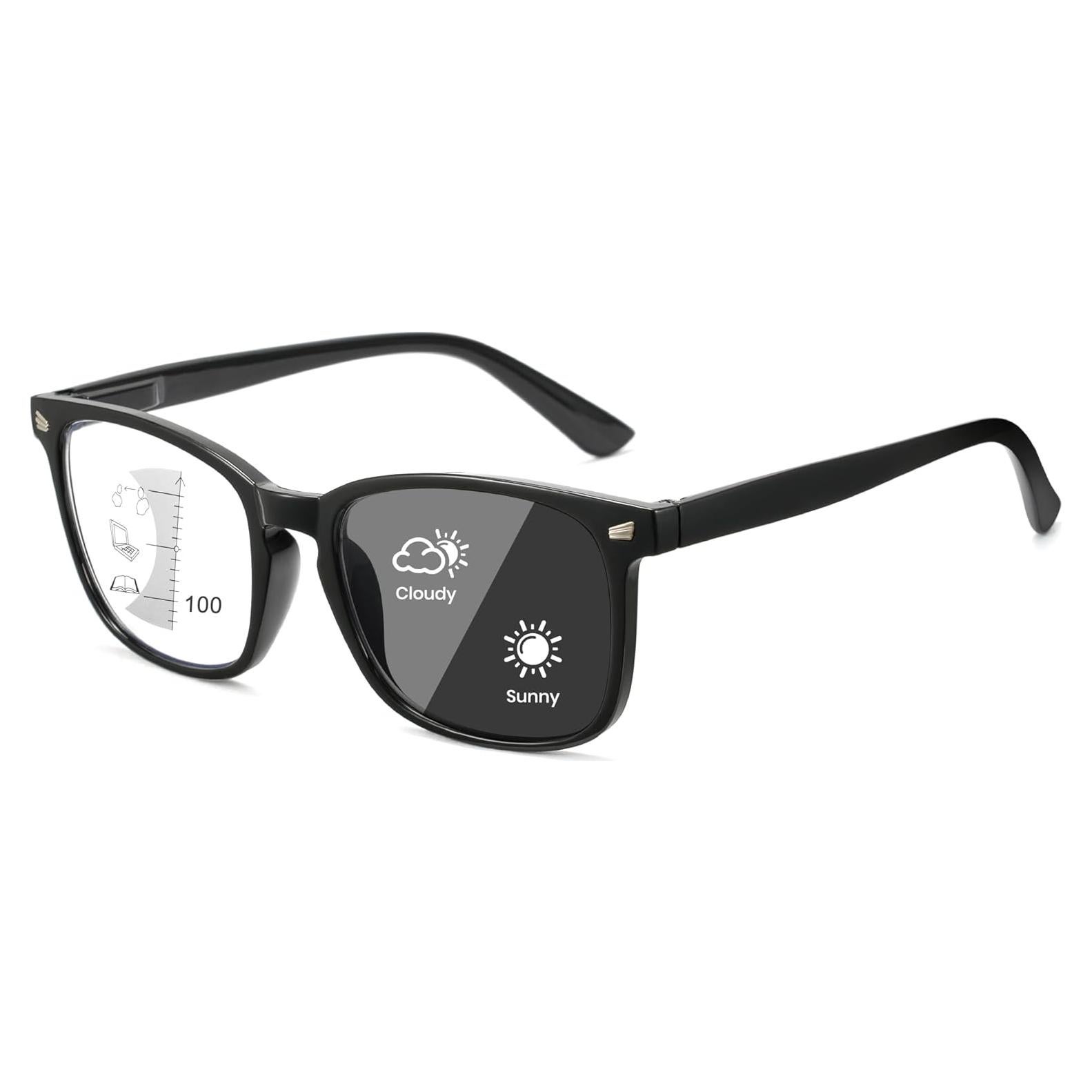 Gafas de lectura Cyxus bifocales fotochromáticas 1.0x anti luz azul