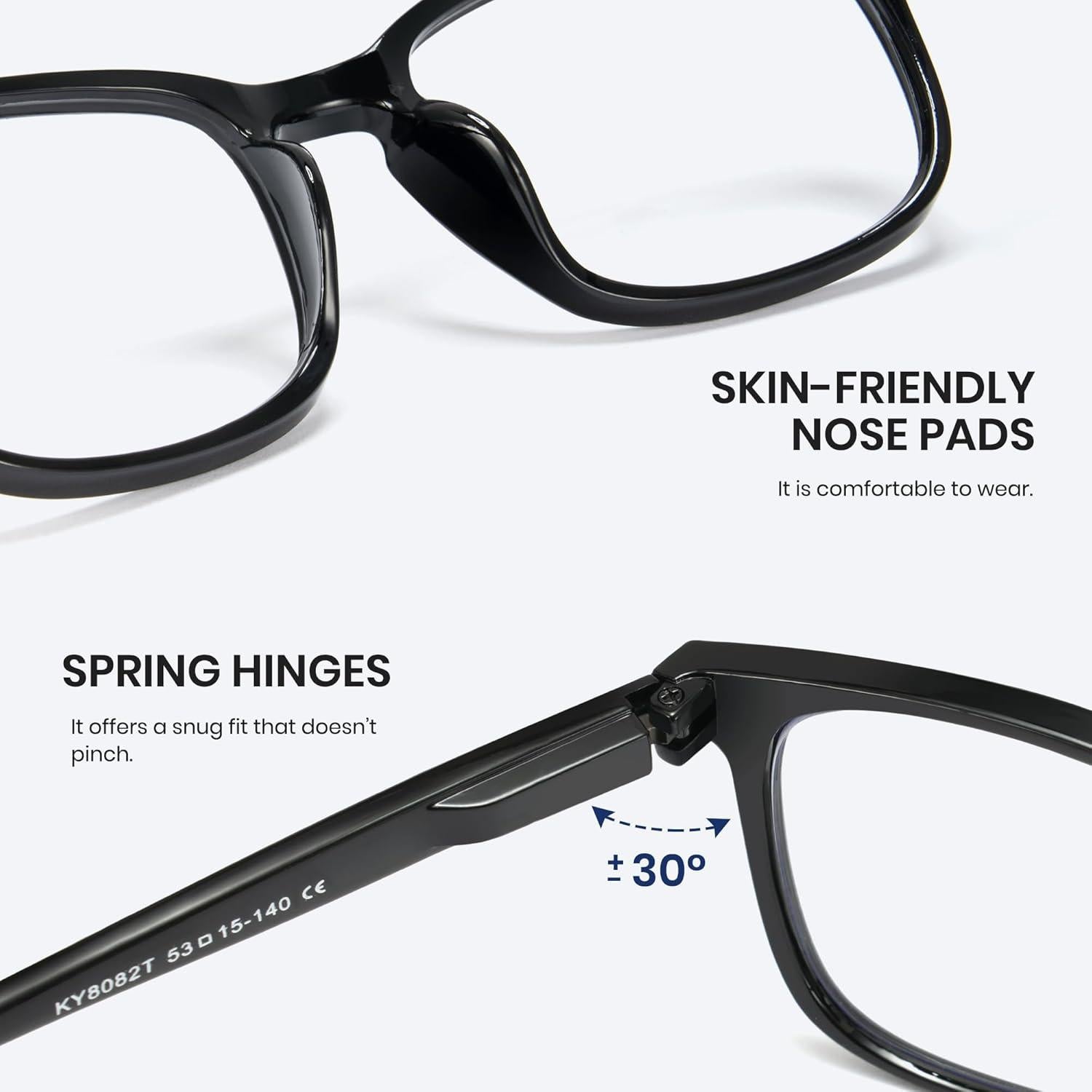 Gafas de lectura Cyxus bifocales fotochromáticas 1.0x anti luz azul