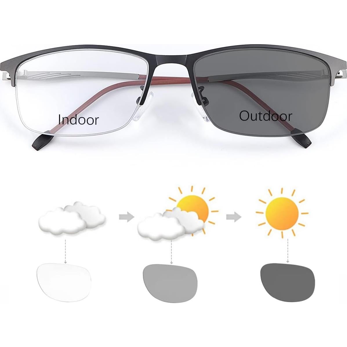 Gafas de Sol Progresivas Multifocales LJIMI UV400